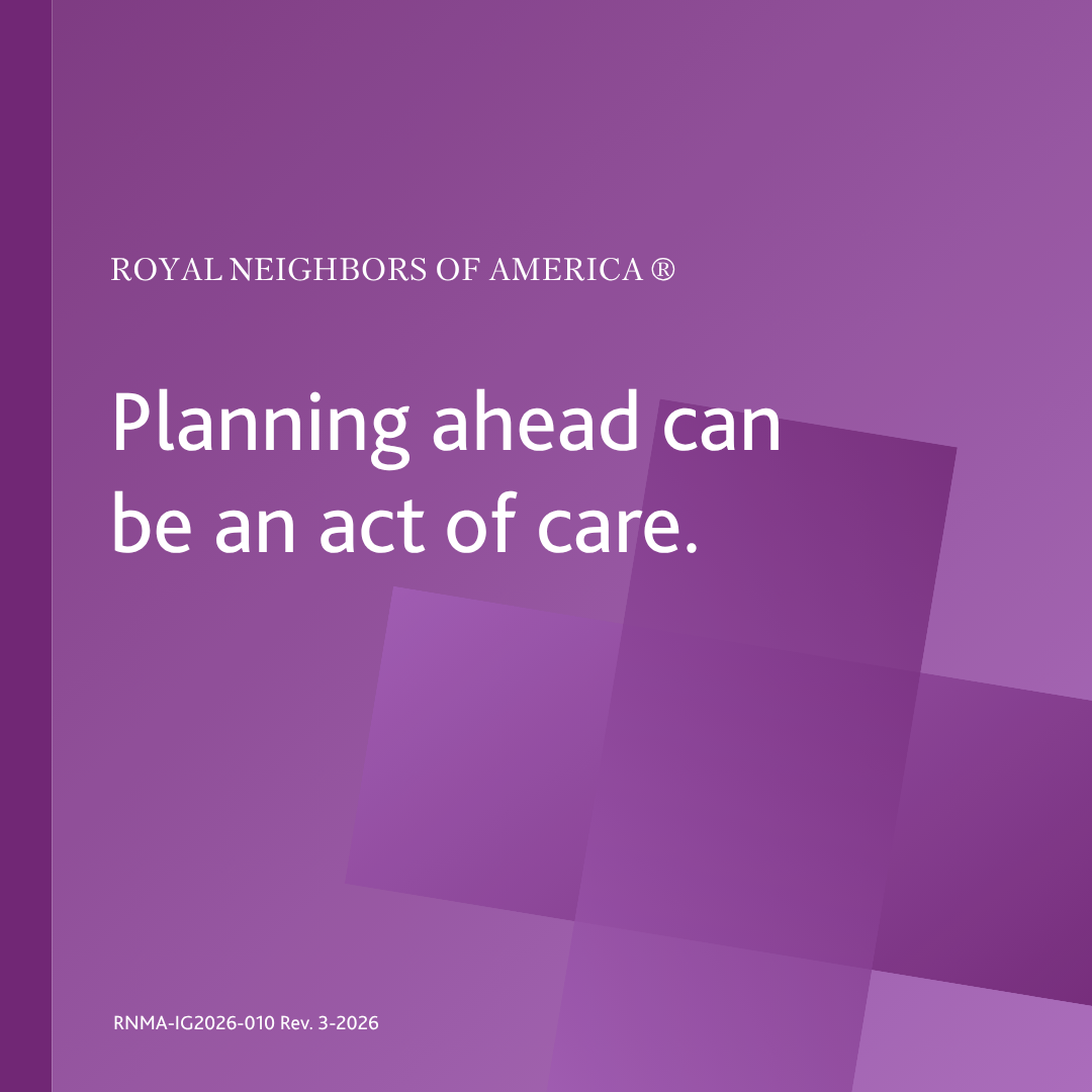Royal Neighbors of America Facebook ad