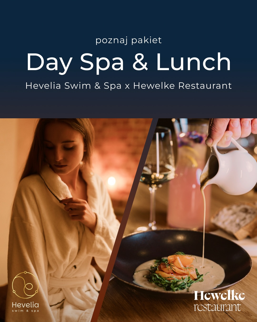 Hevelia Swim & SPA Gdańsk Facebook ad: Hevelia Day Spa & Lunch