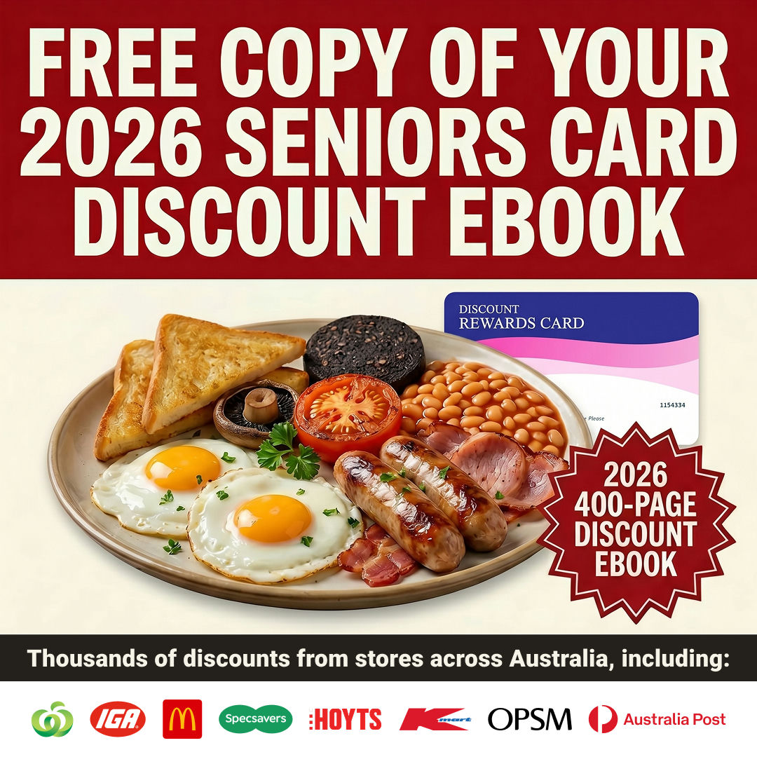 Seniors Discount Club - Bargains For Older Aussies Facebook ad