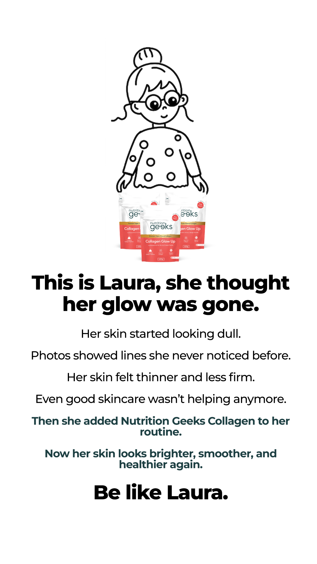 Radiant Over 40 Facebook ad