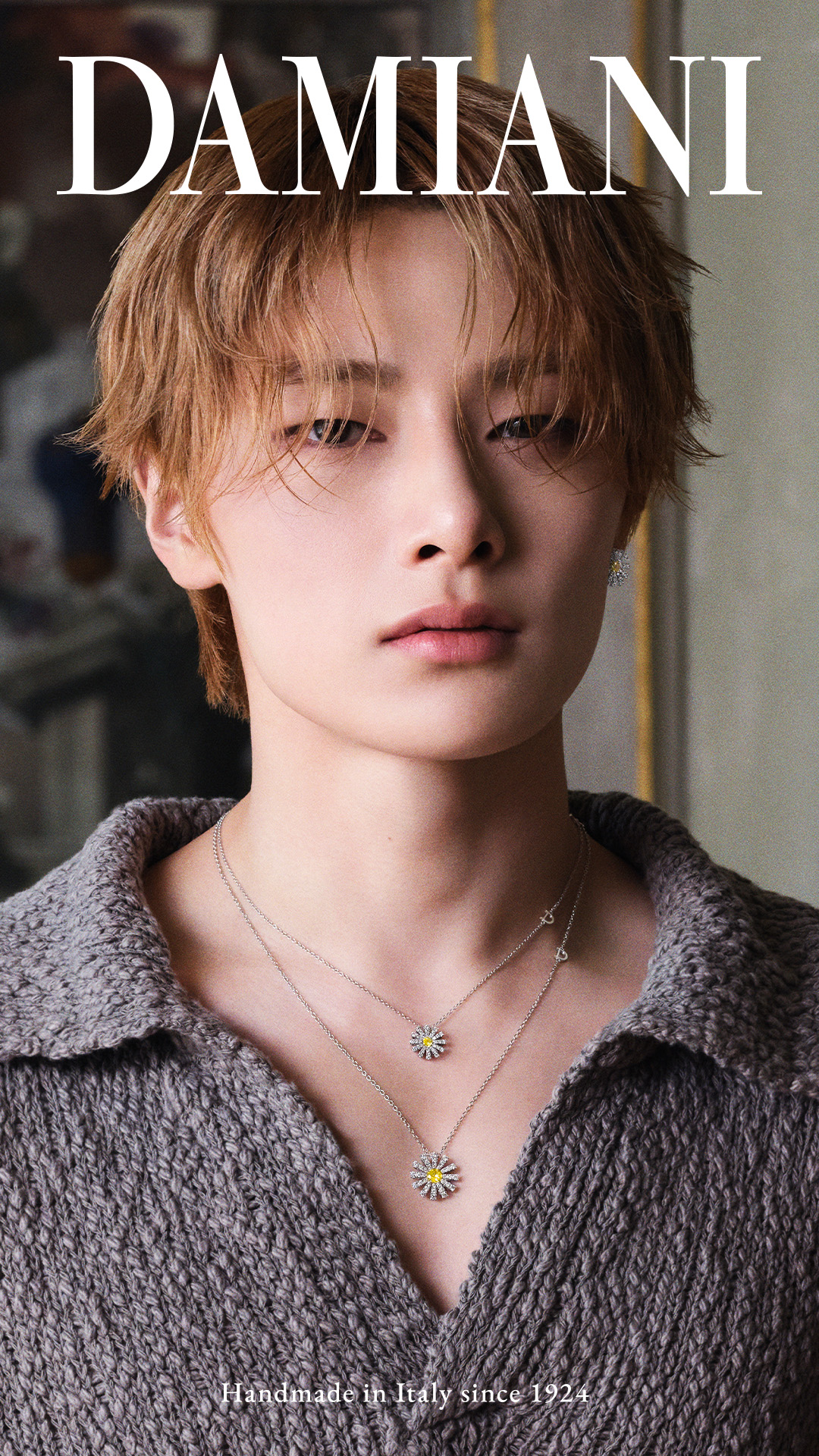 Damiani Facebook ad: イタリアンジュエリーの魅力を体現する、新たな「アイコン」キャンペーン。洗練された美しさと自然体のエレガンスを、モダンな…