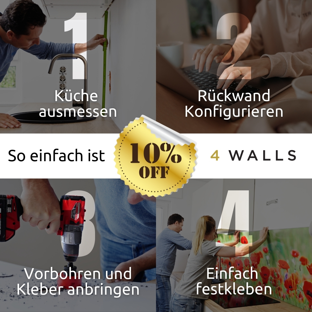 4walls Facebook ad: Jetzt 10% sparen!