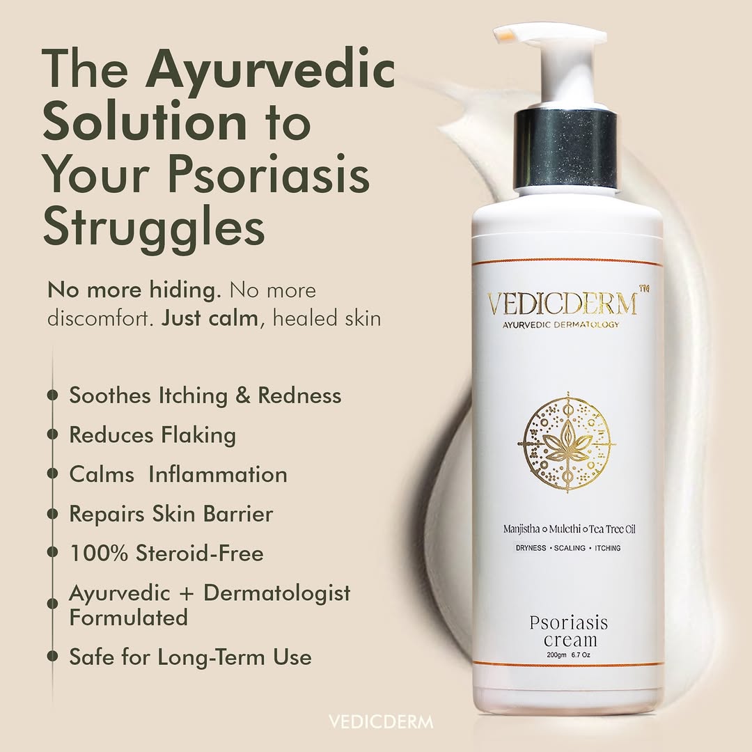 VedicDerm Facebook ad
