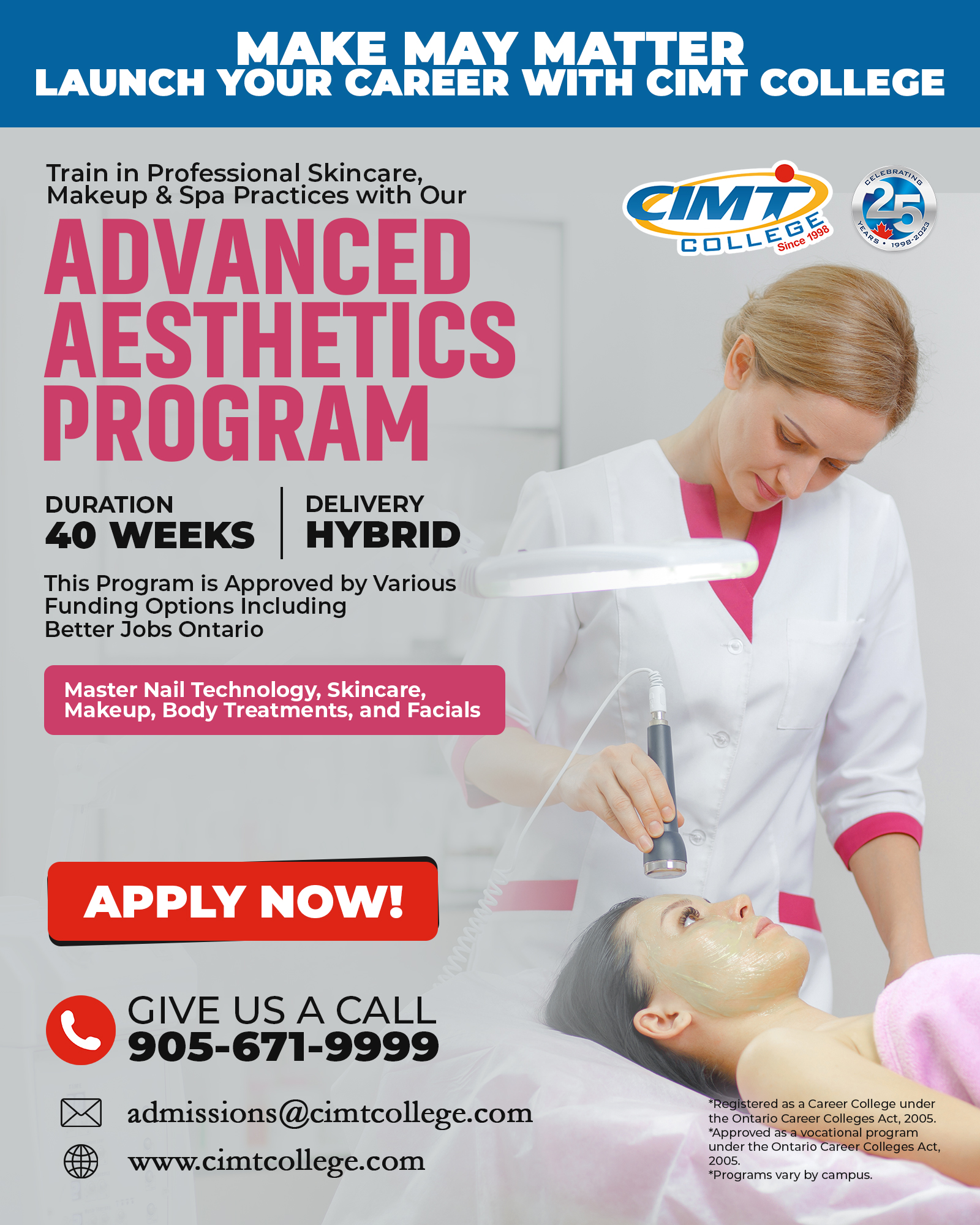 CIMT College Facebook ad