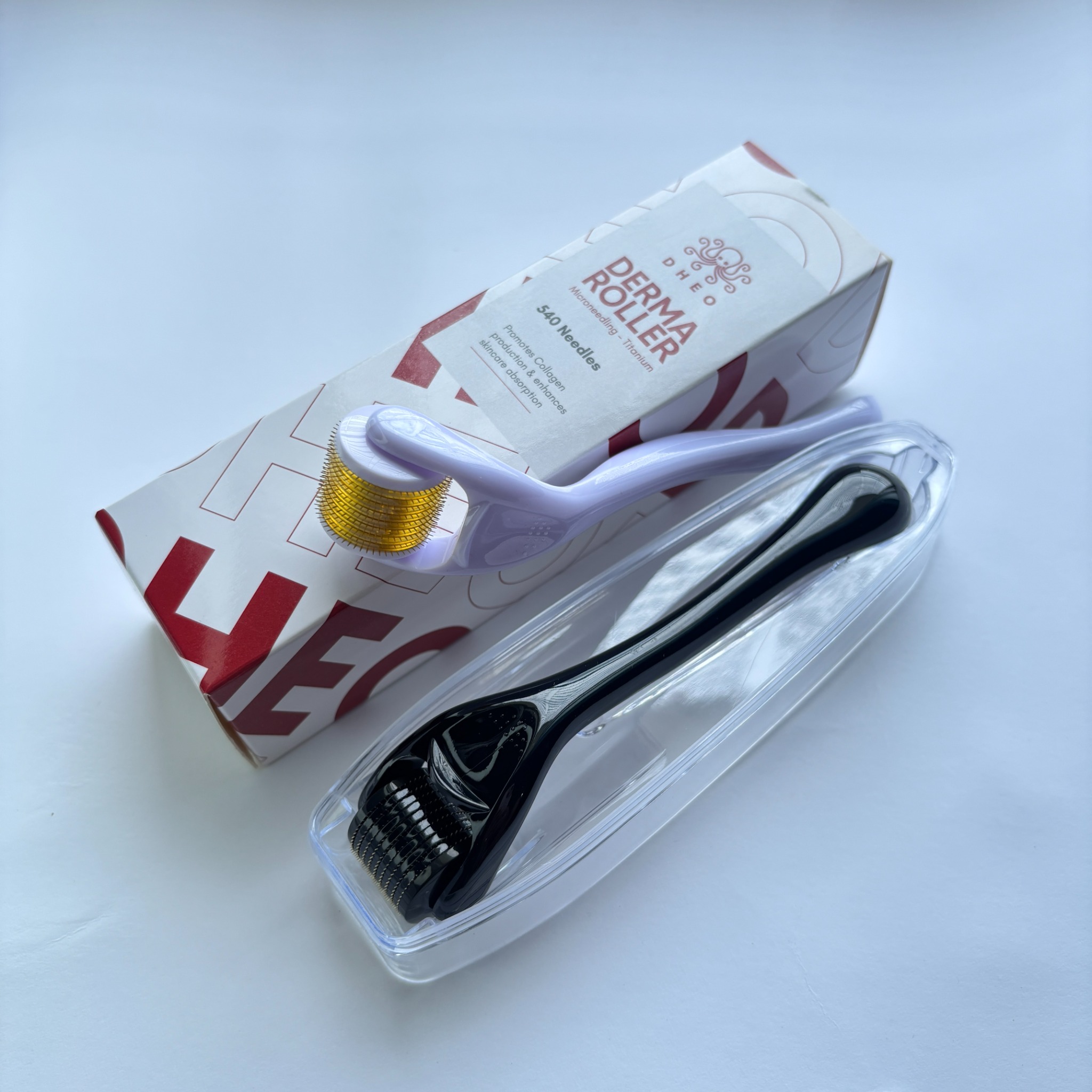 DHEO Facebook ad: DHEO Derma Roller Micro-needling - Titanium