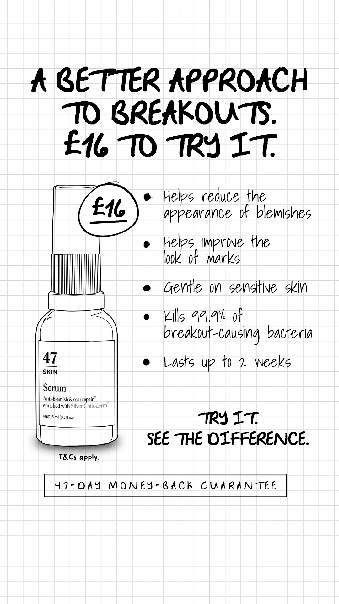 47Skin Facebook ad