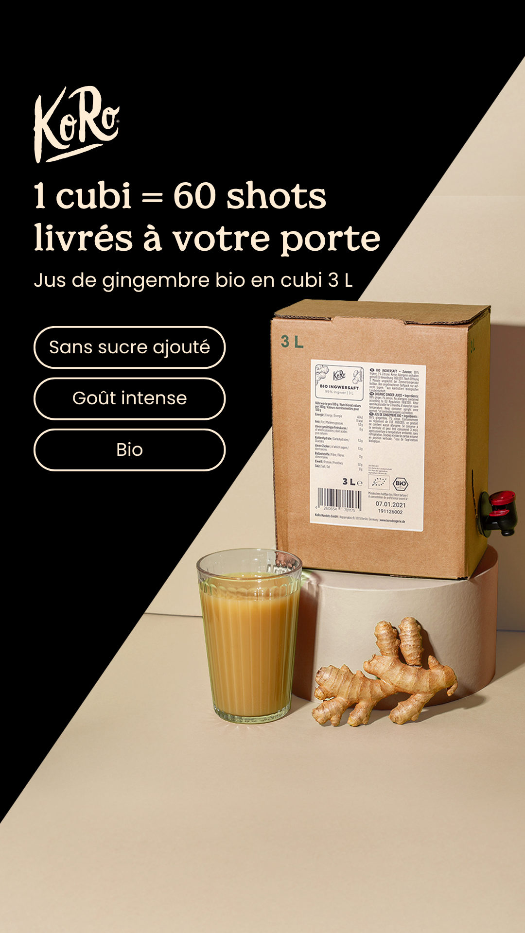 KoRo France Facebook ad