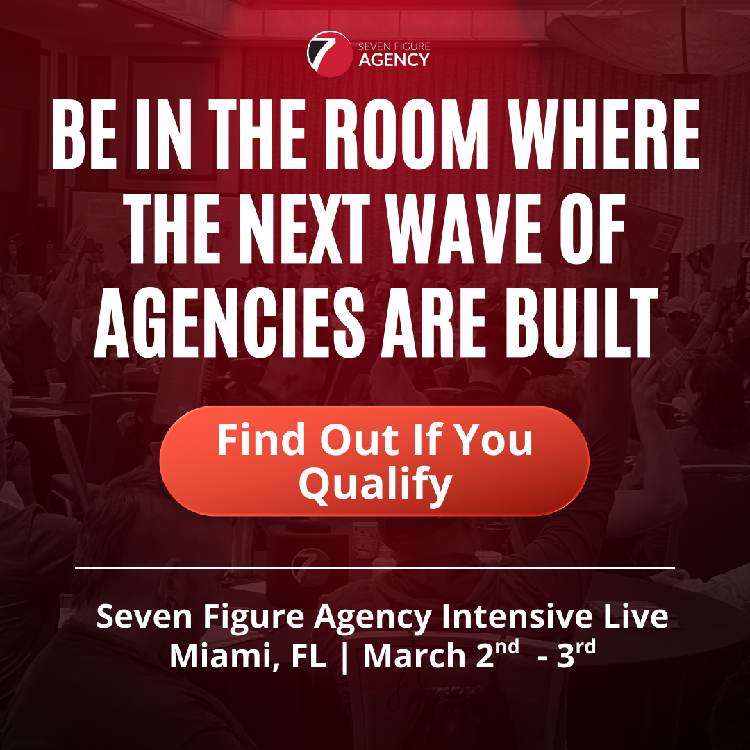 Seven Figure Agency Facebook ad