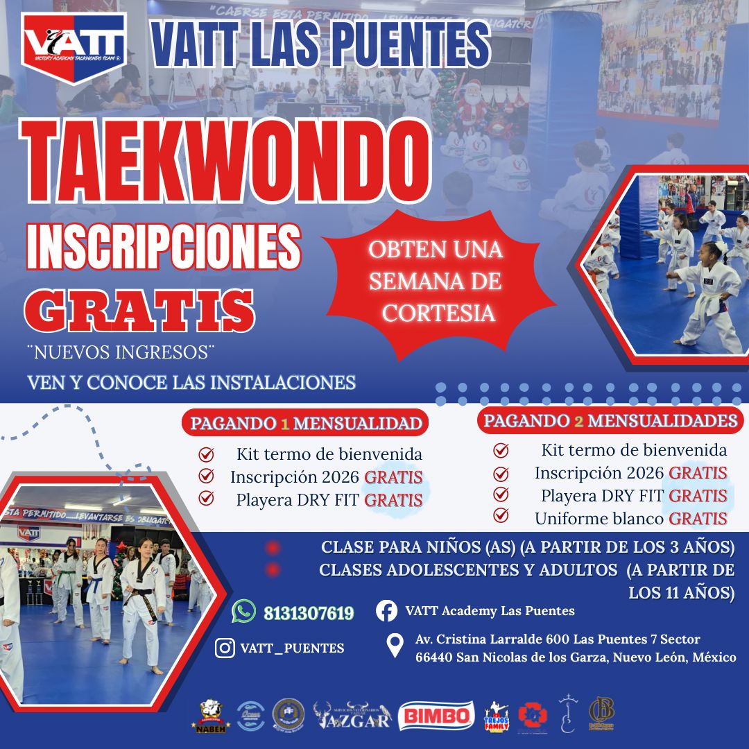 VATT Academy Las Puentes Facebook ad from Feb 2, 2026