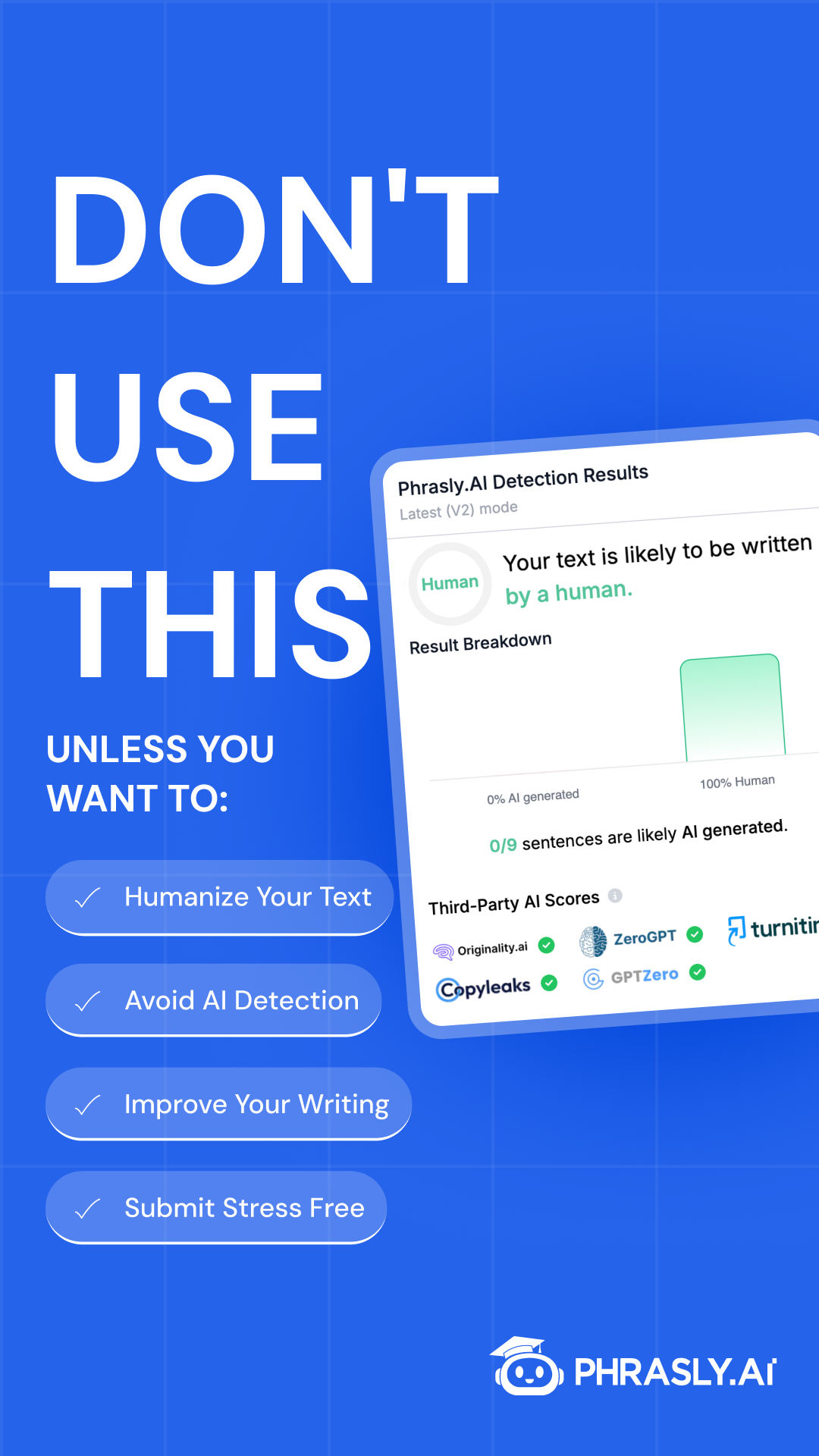 Phrasly.AI Facebook ad