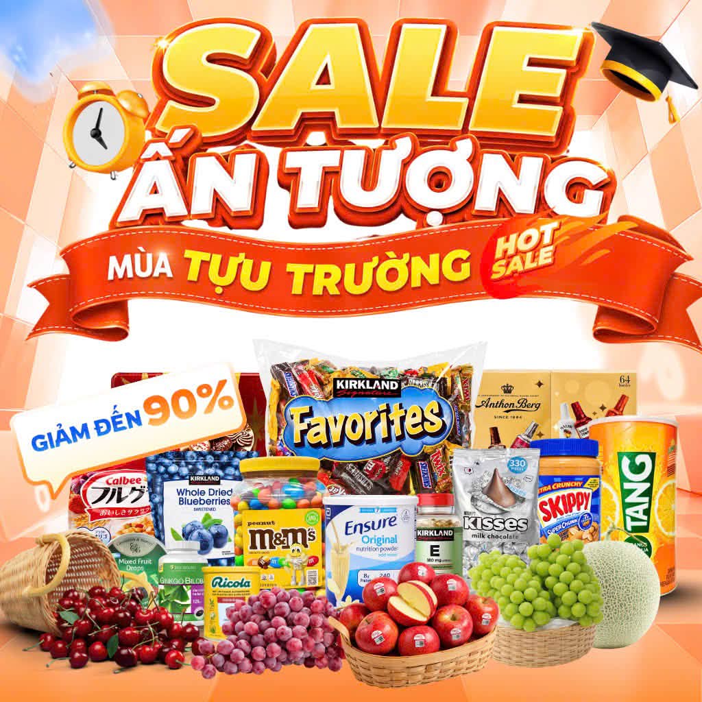 Siêu Thị Luxy Facebook ad: SALE TƯNG BỪNG MỪNG TỰU TRƯỜNG