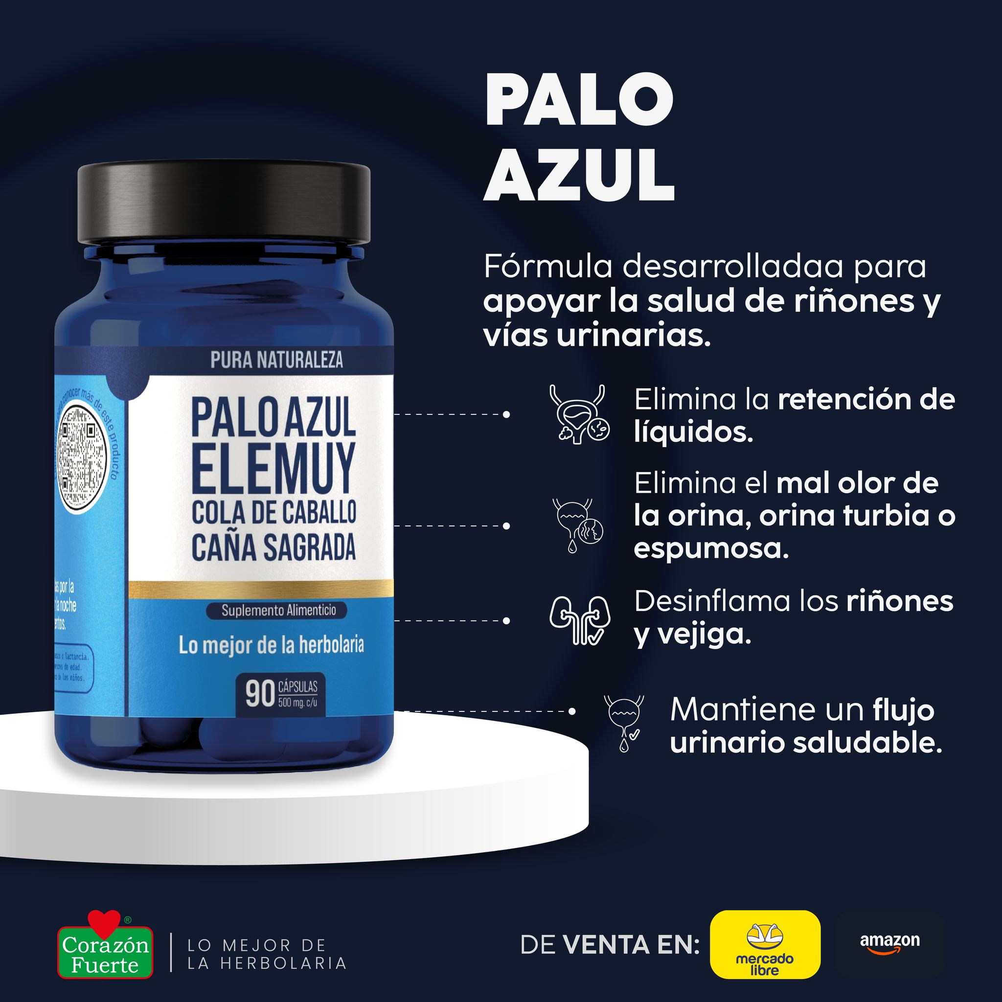 Corazon Fuerte Suplementos Facebook ad: Tu cuerpo está reteniendo líquidos, te sientes inflamado…