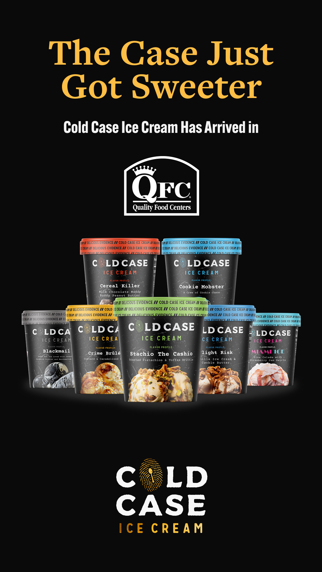 Cold Case Ice Cream Facebook ad