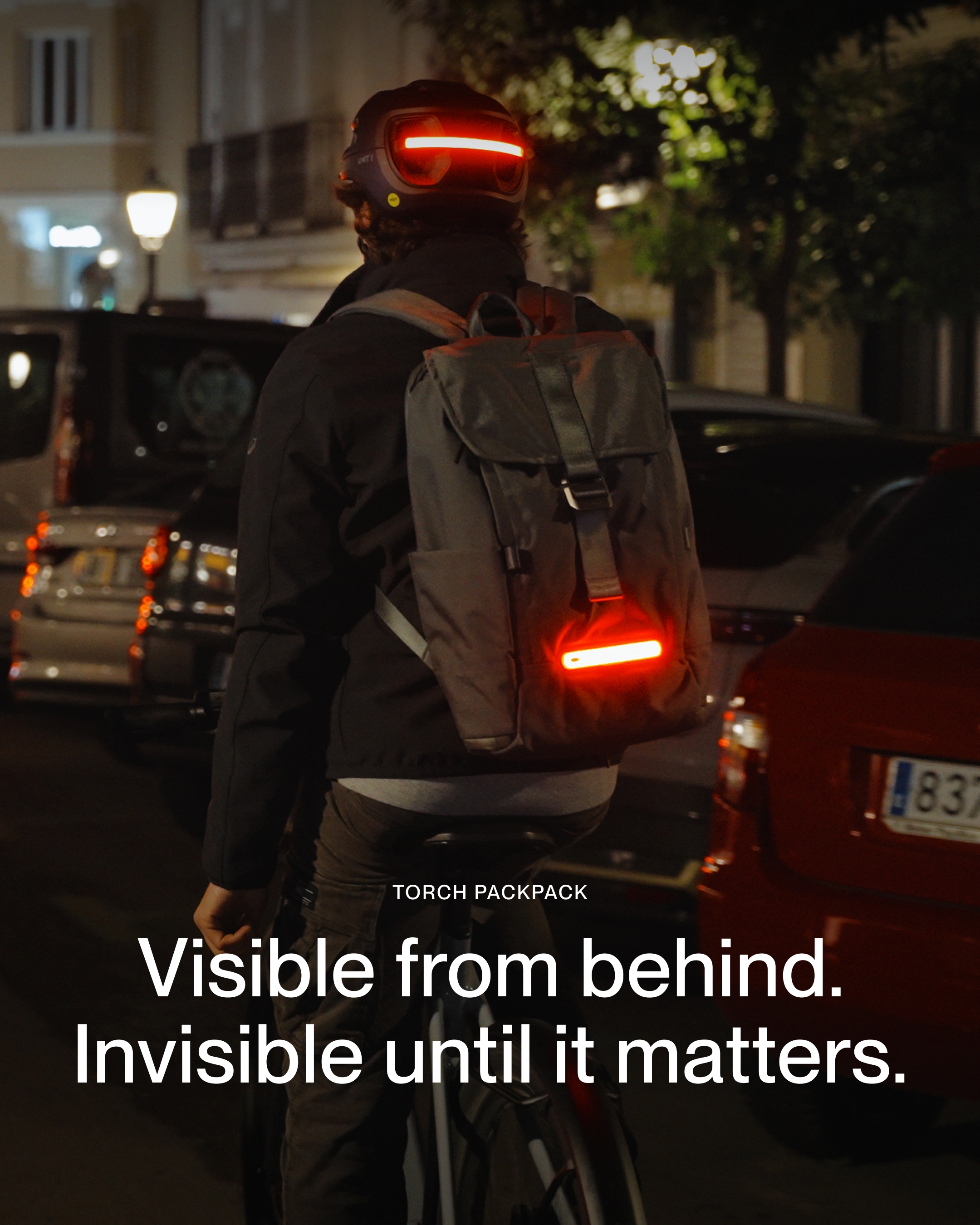 AURA Smart Cycling System by UNIT 1 Facebook ad: Ultimate Commuter's Backpack
