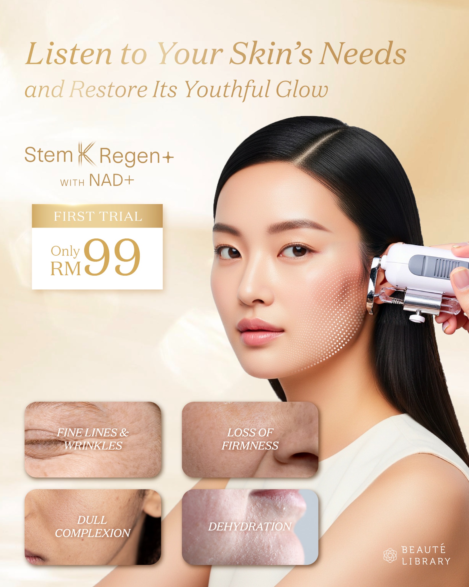 Beauté Library Facebook ad