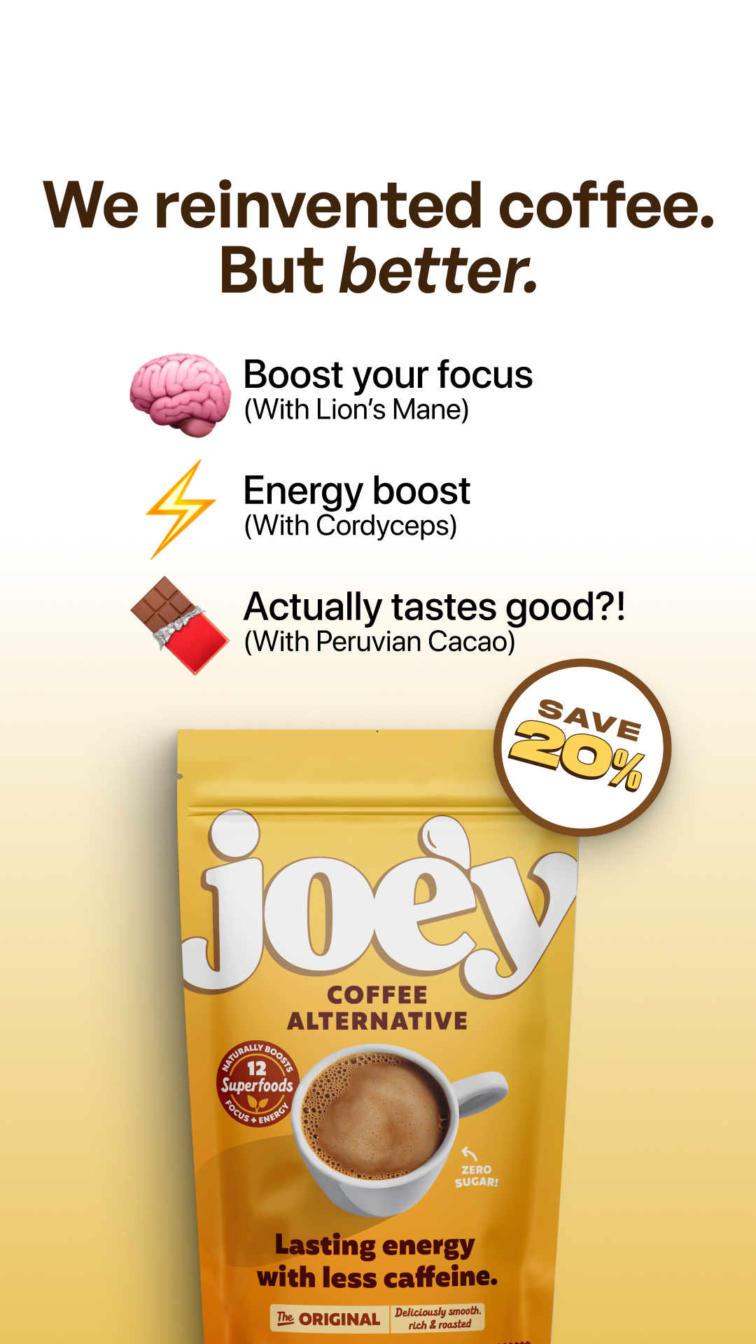 Joe'y Facebook ad