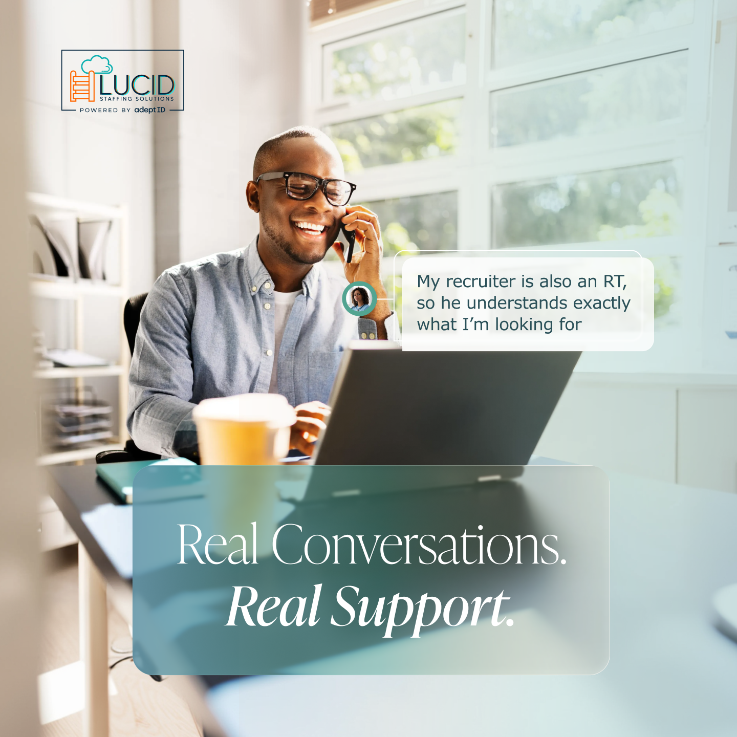 Lucid Staffing Solutions Facebook ad