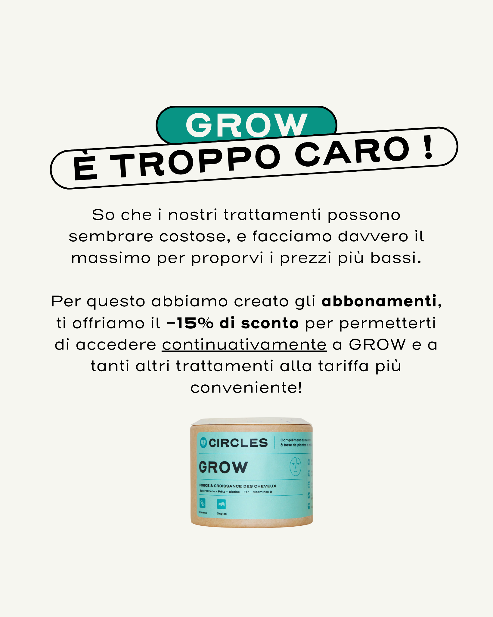 Circles Italia Facebook ad
