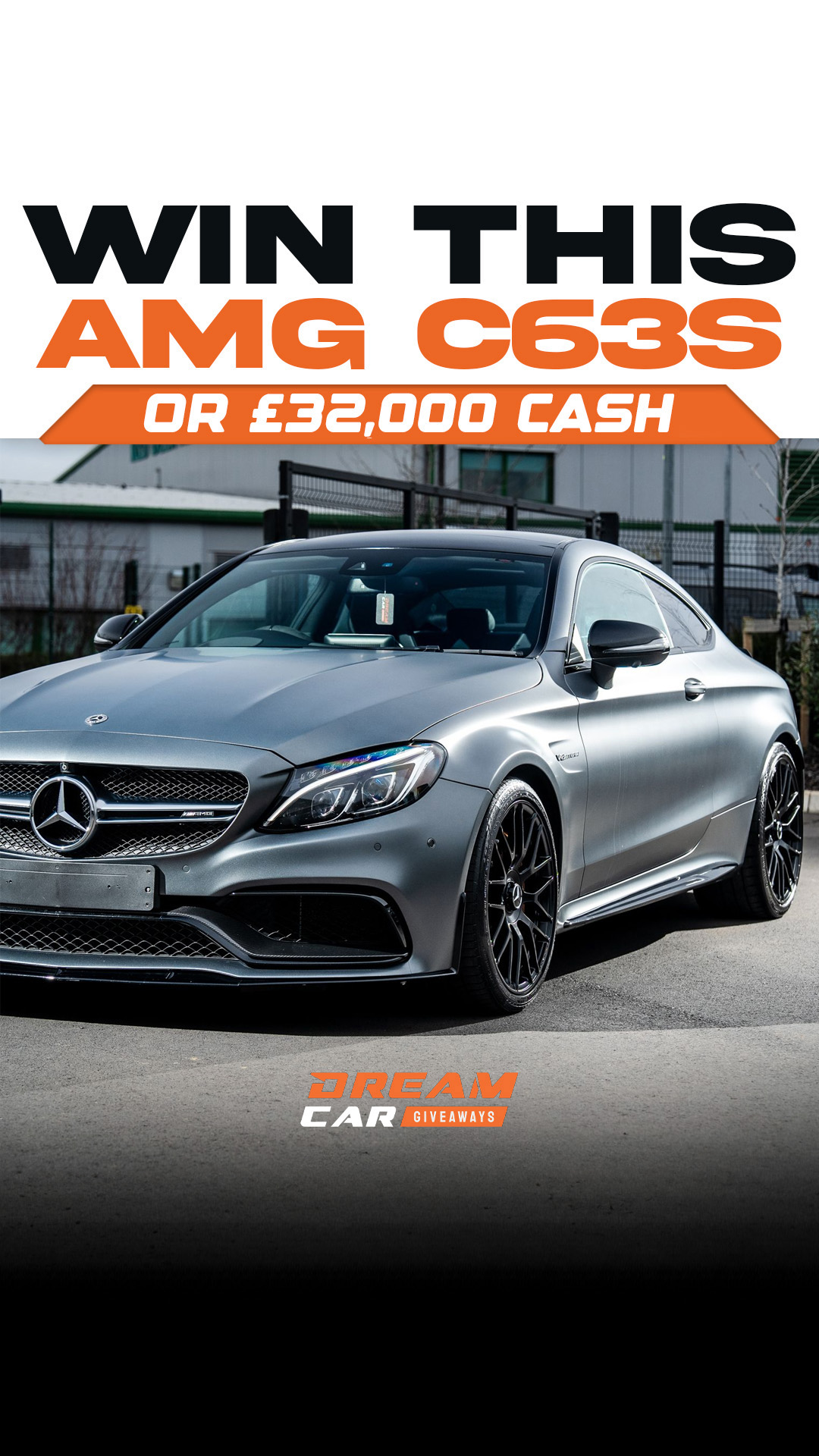 Dream Car Giveaways Facebook ad