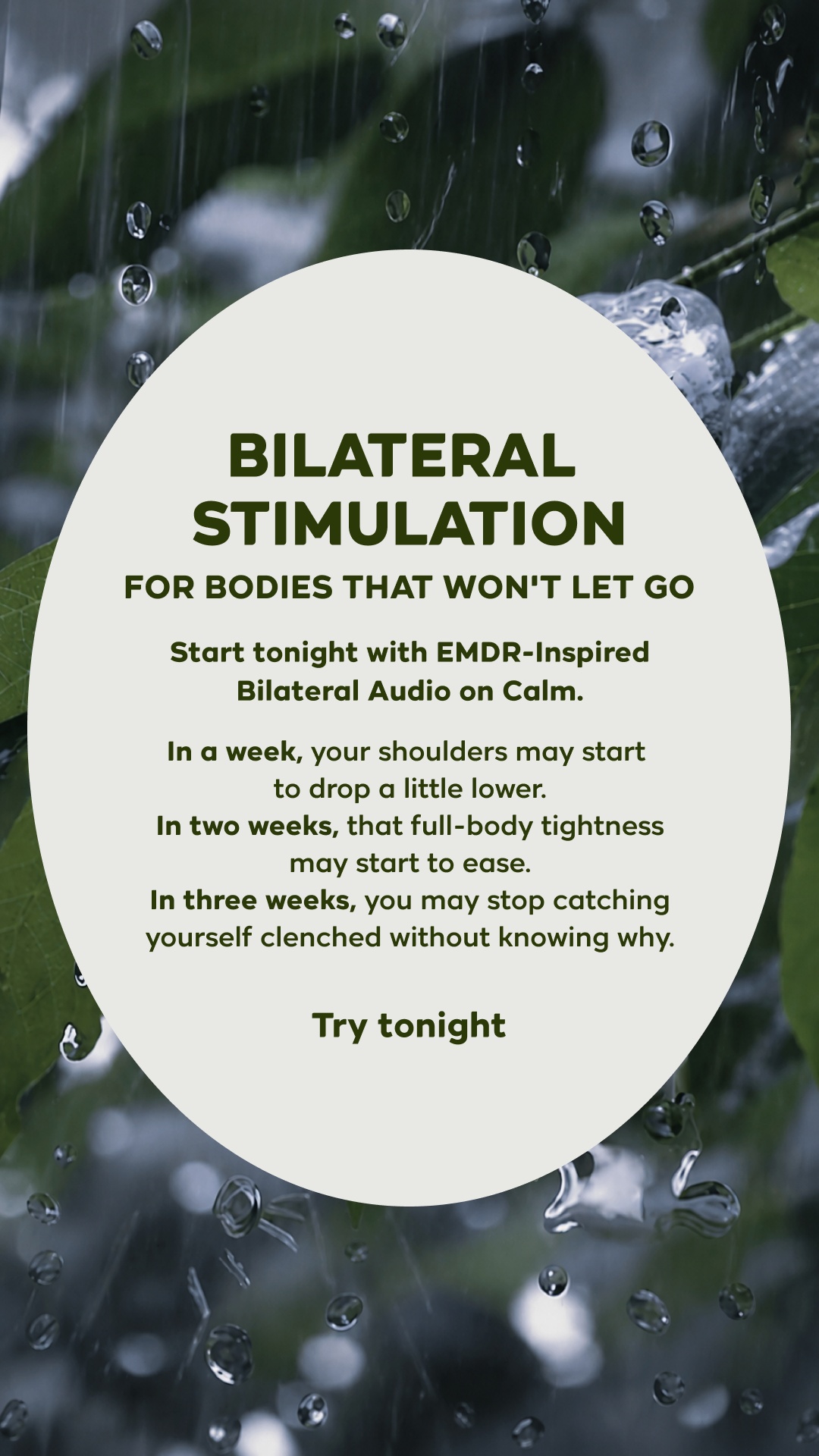 Calm Facebook ad
