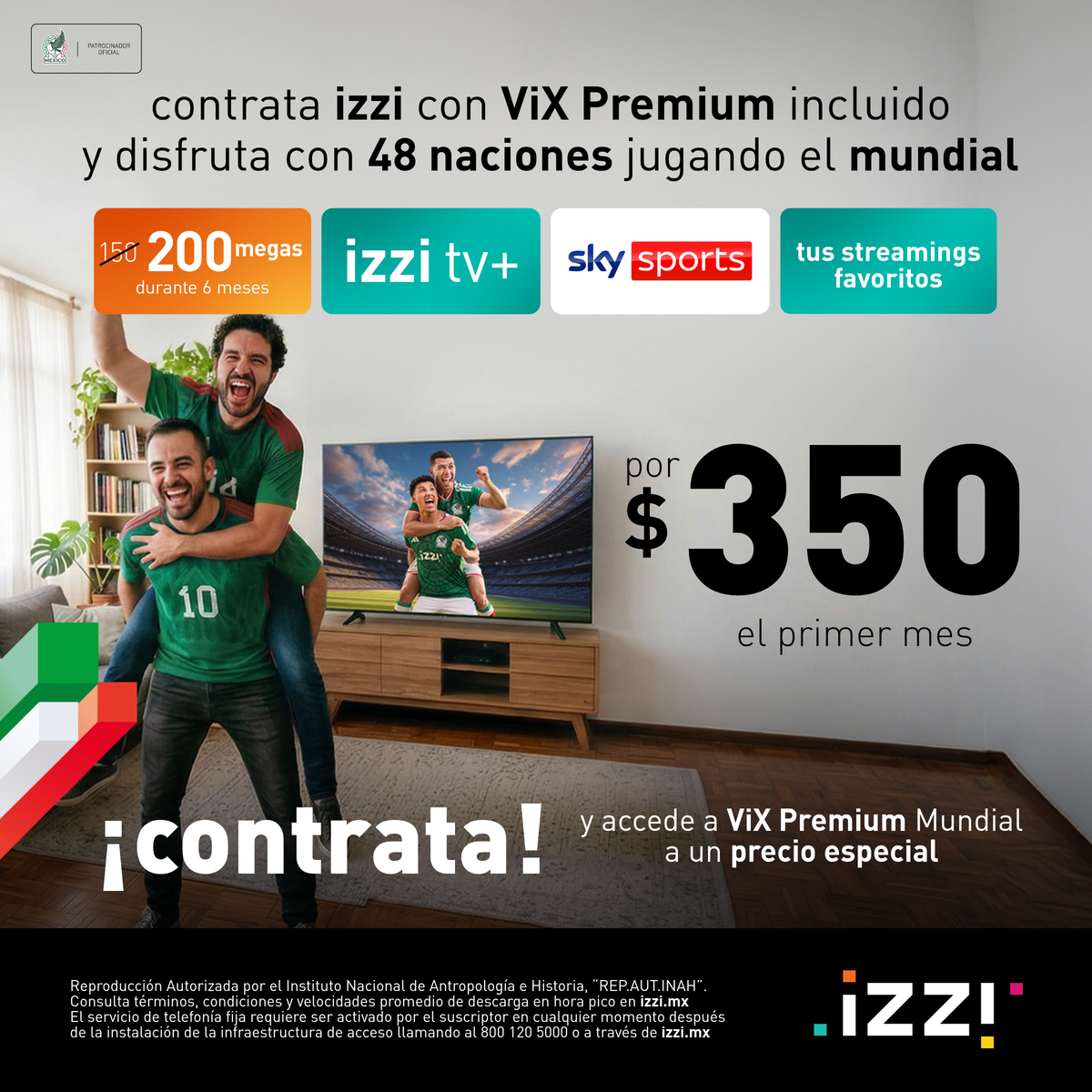 Ofertas izzi Facebook ad from May 17, 2026