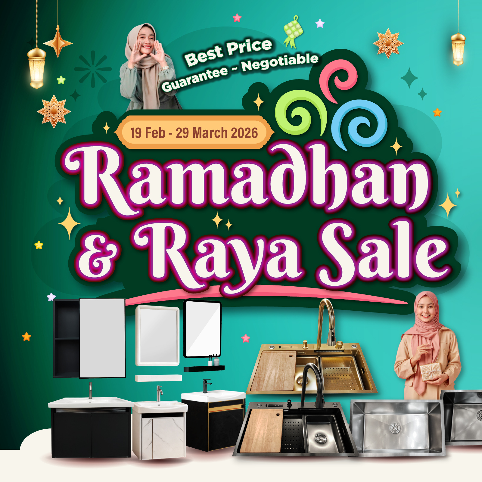 AlatDapur Facebook ad: SINGGAH SEKALI, SETTLE SATU RUMAH
