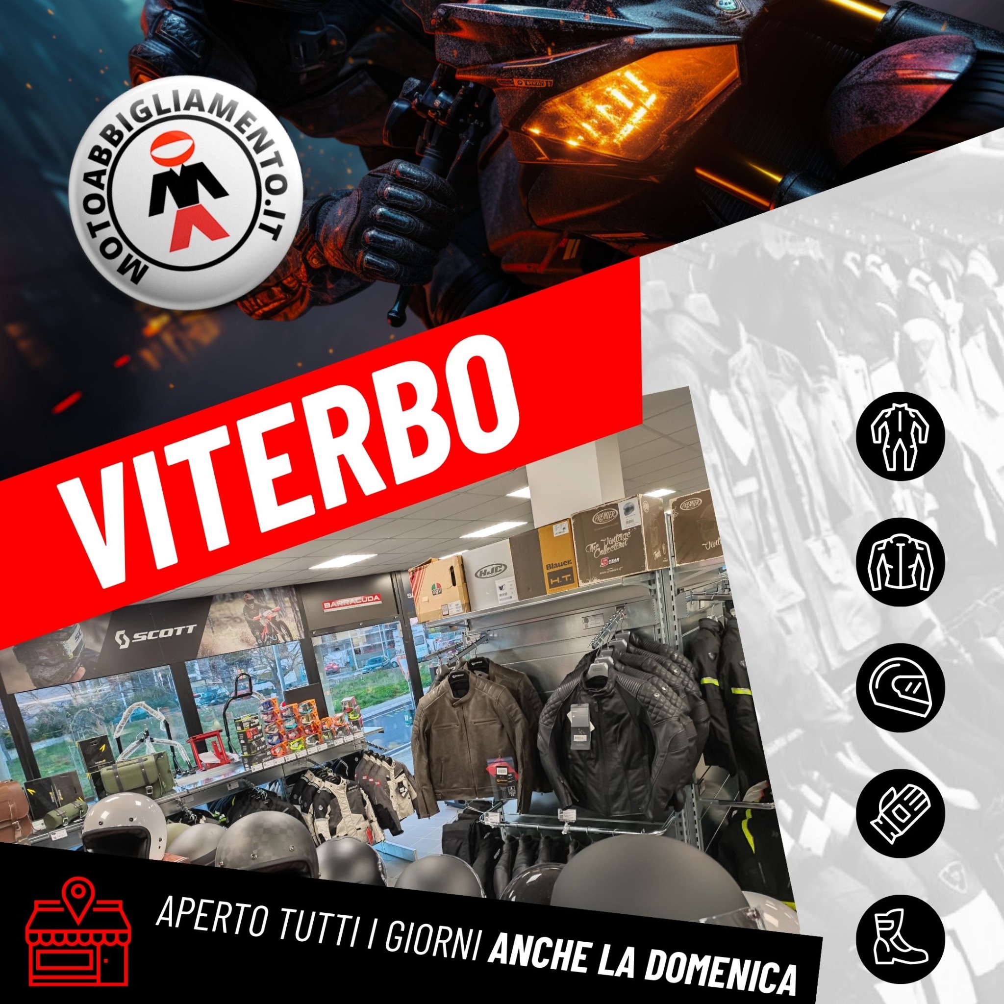 Motoabbigliamento.it Facebook ad from Jan 7, 2025