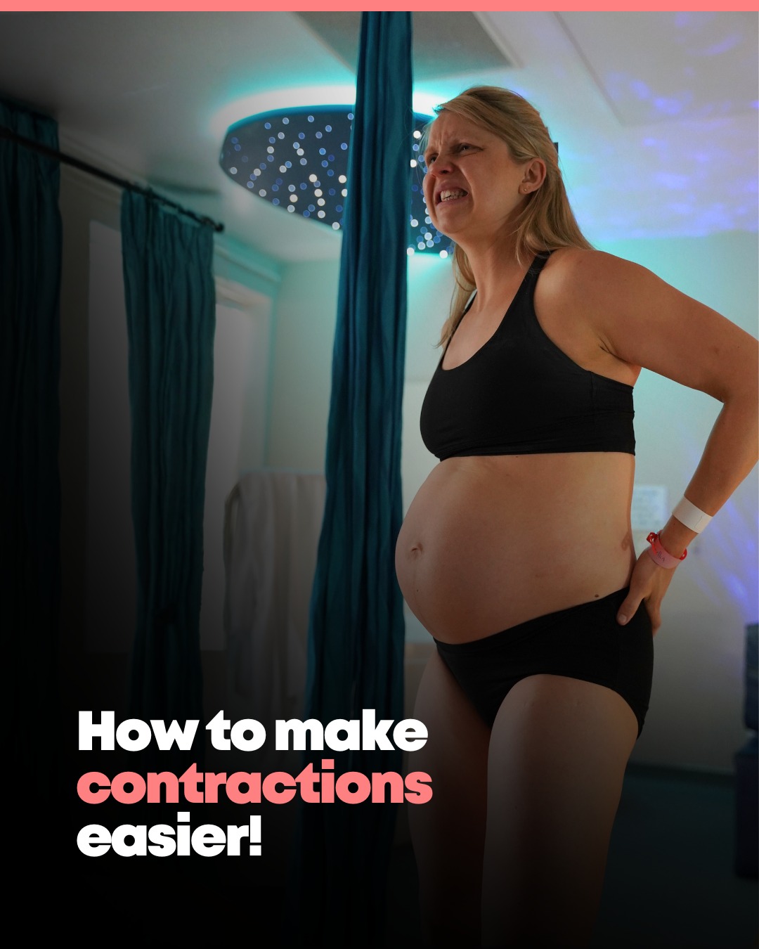 Midwife Pip Facebook ad: Each contraction is your uterus tightening and releasing…