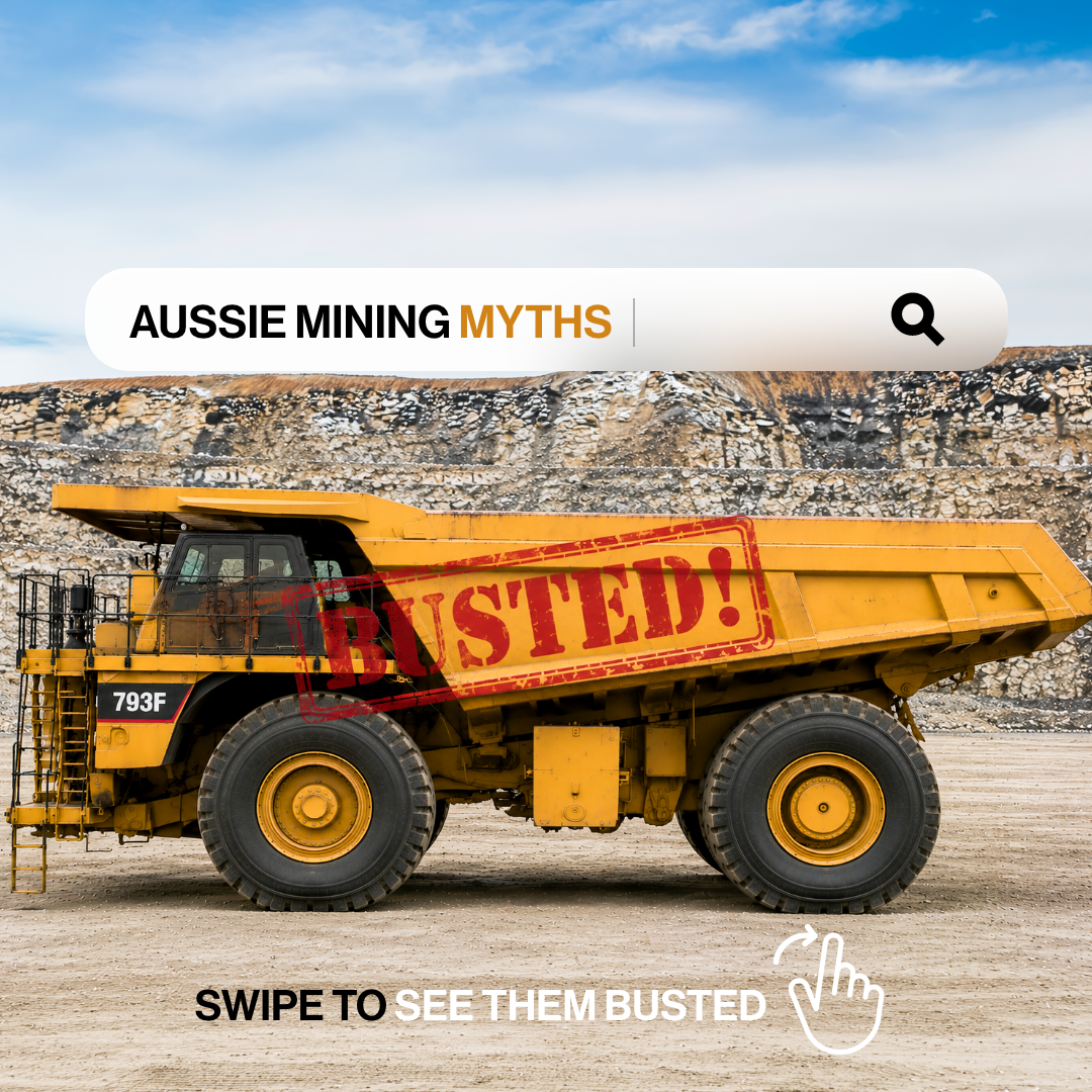 Minerals Council of Australia Facebook ad: There's a lot of false claims about Australian…