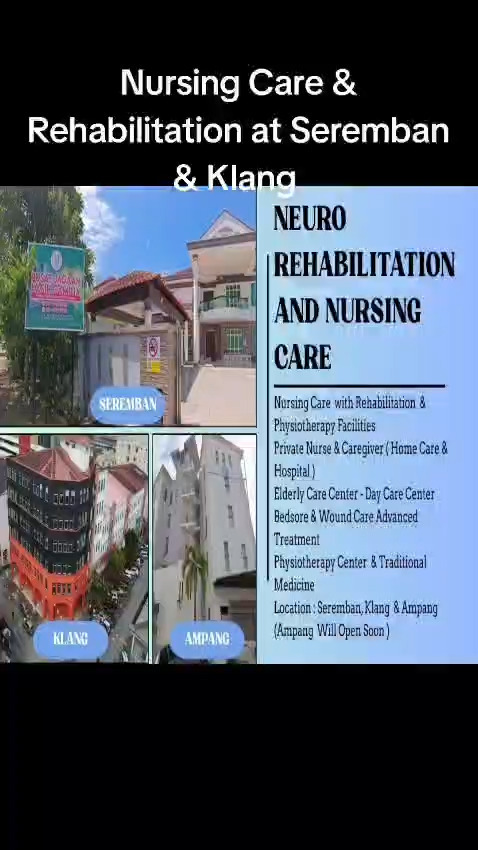 EMS Care Center & Rehab Facebook ad: Nursing Care I Physiotherapies I Rehabilitation Center