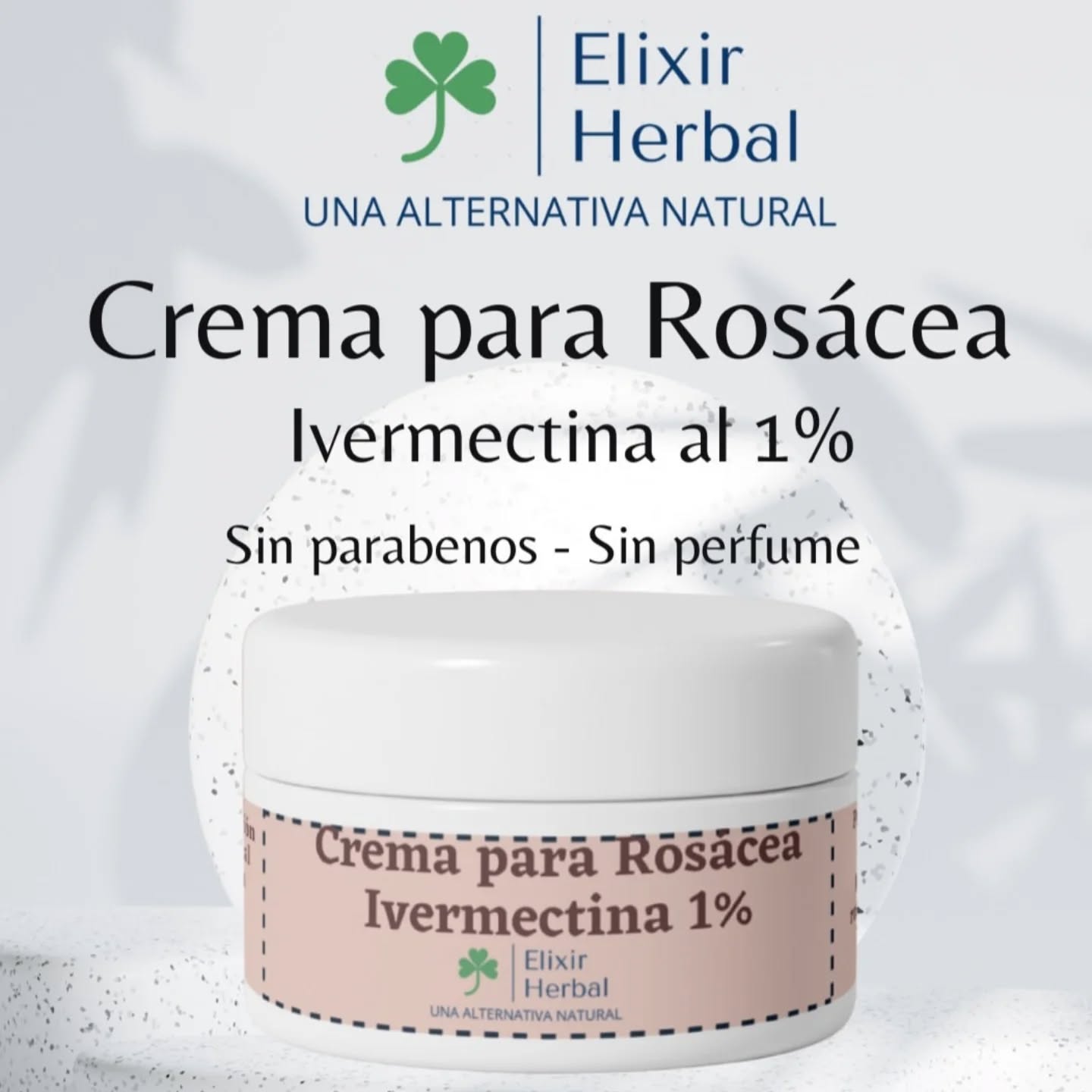 elixir.herbal Facebook ad: Decile adiós a la rosácea de forma natural!