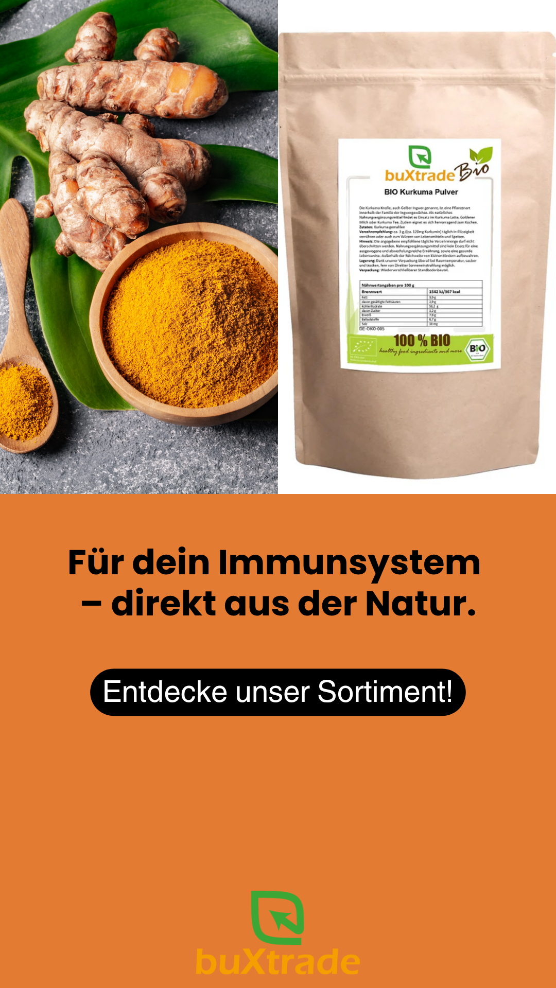 Buxtrade - Healthy food ingredients and more Facebook ad