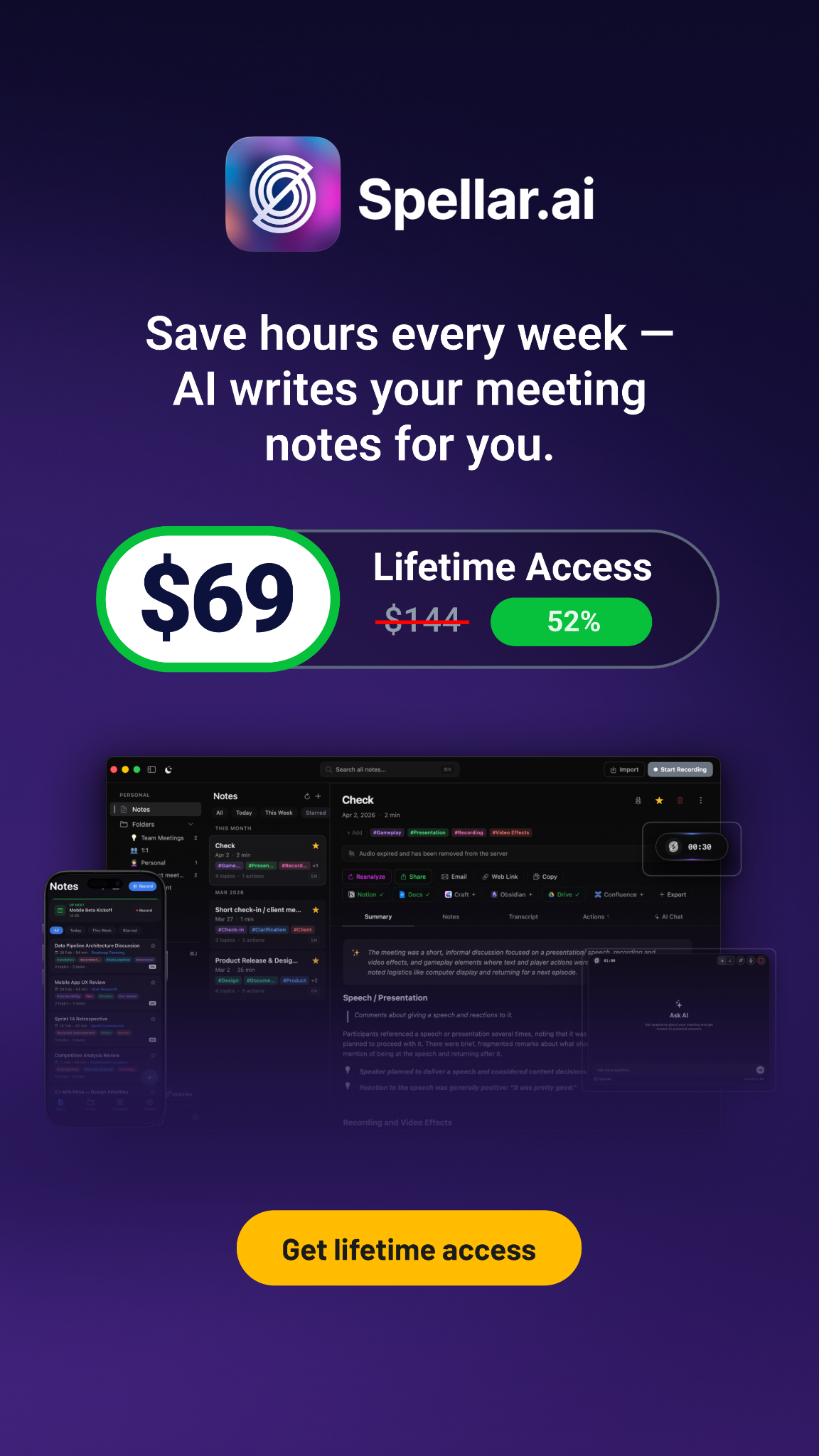 AppSumo Facebook ad