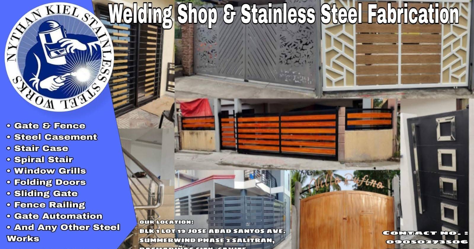 Nythan Kiel Stainless Steel Works Facebook ad: Good day!