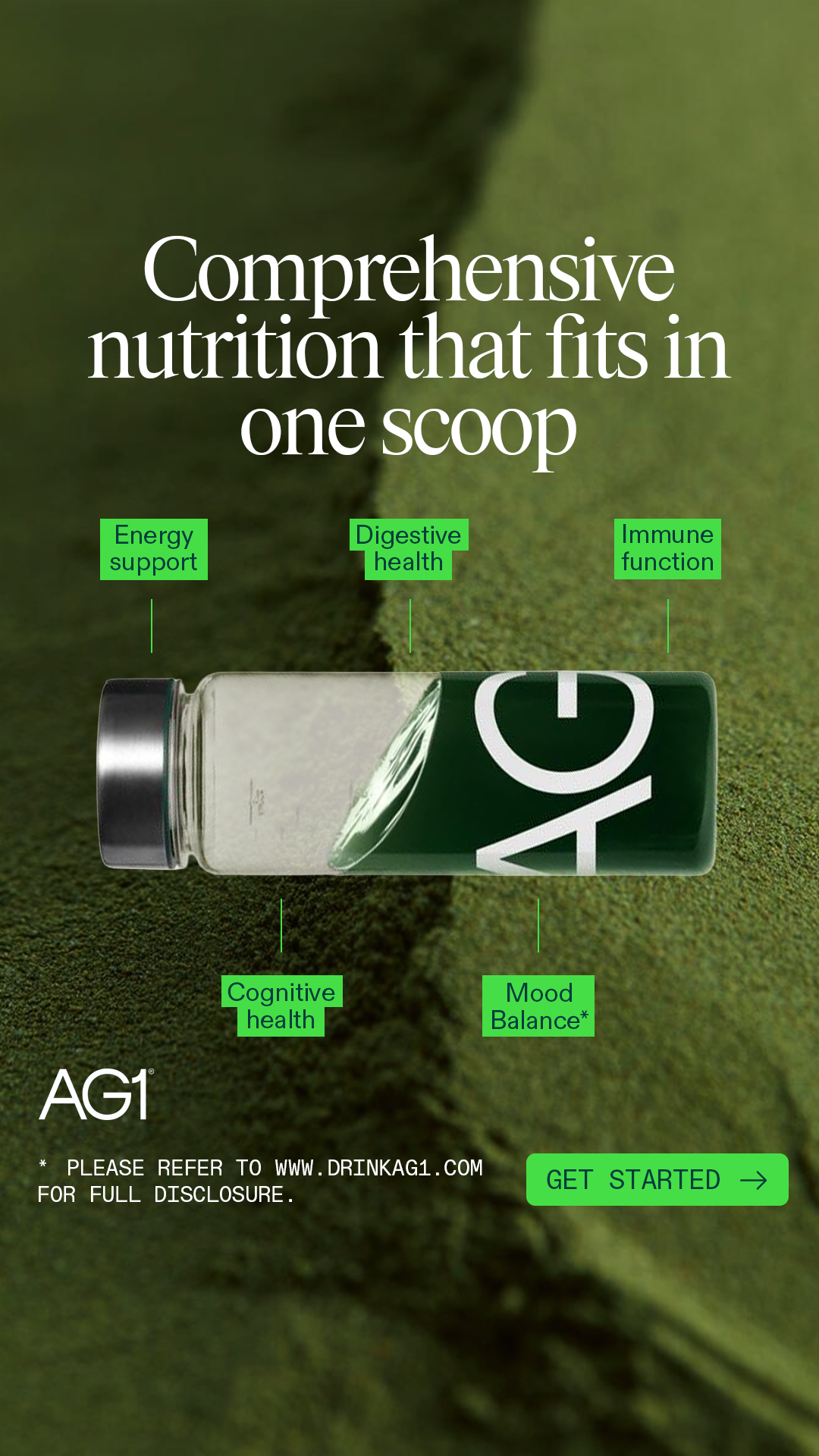 AG1 by Athletic Greens Facebook ad