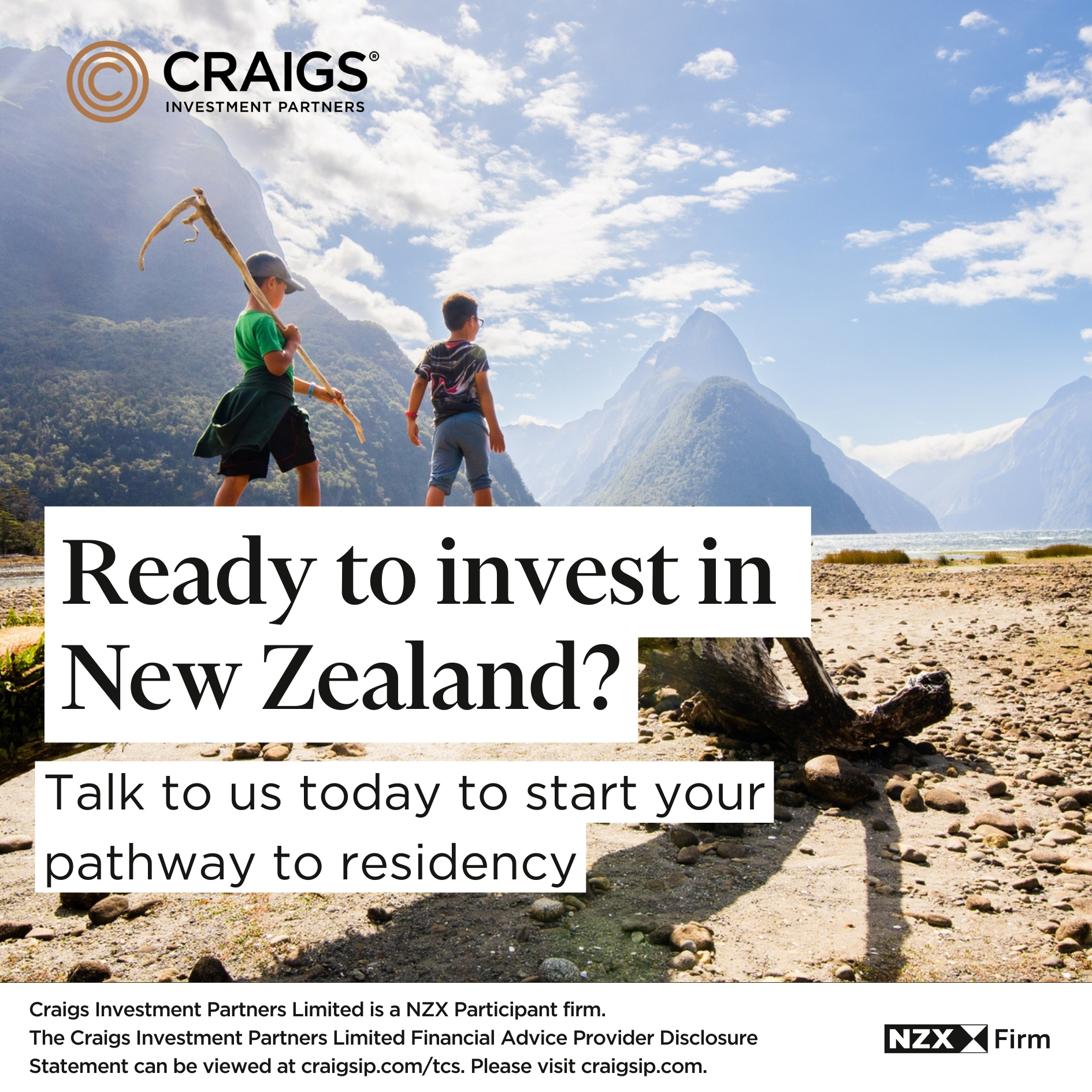 Craigs Investment Partners Facebook ad: At Craigs Investment Partners we can help you…