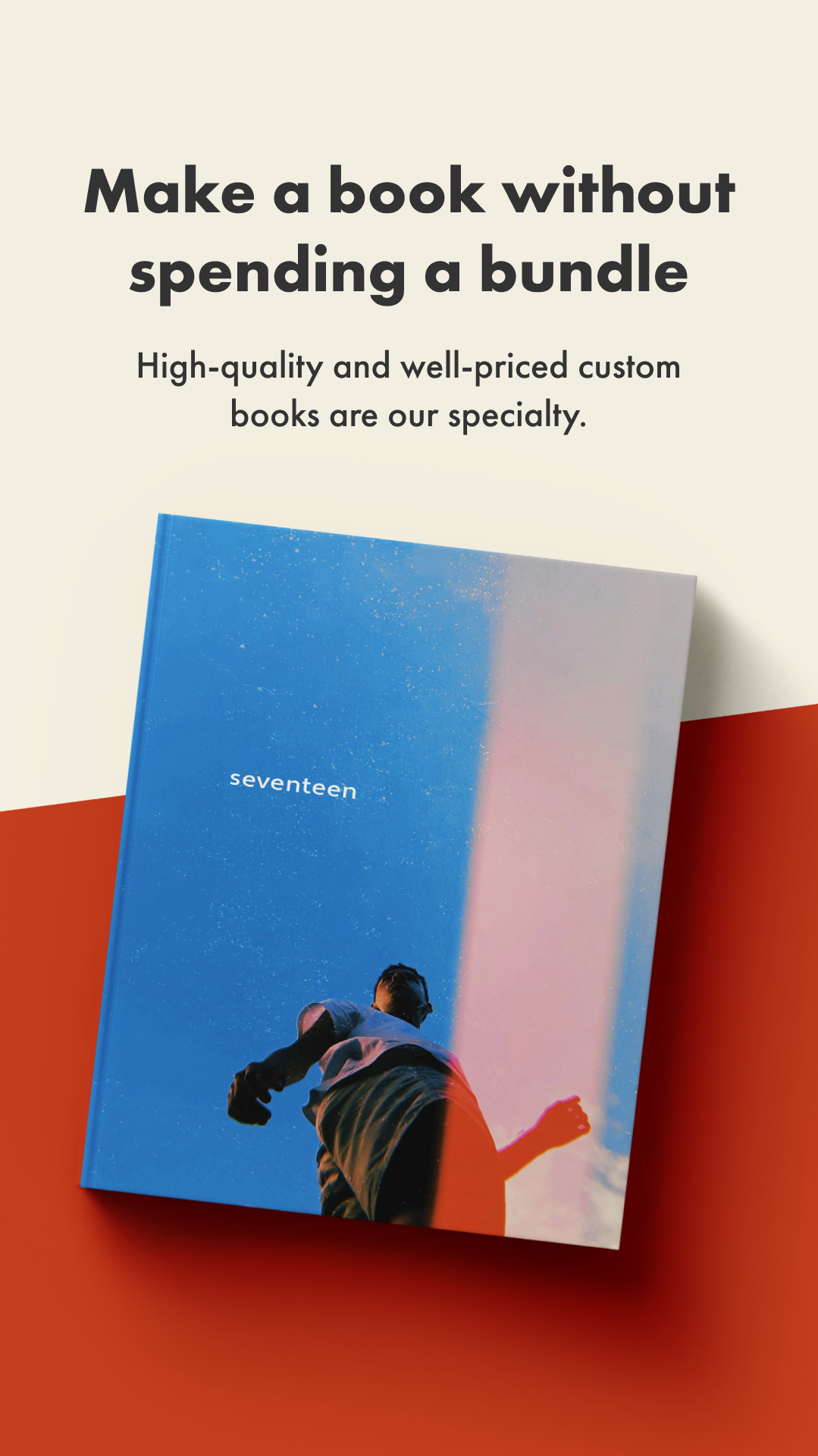 Blurb Books Facebook ad