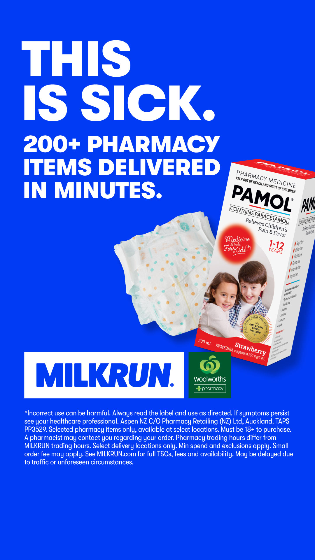 MILKRUN NZ Facebook ad
