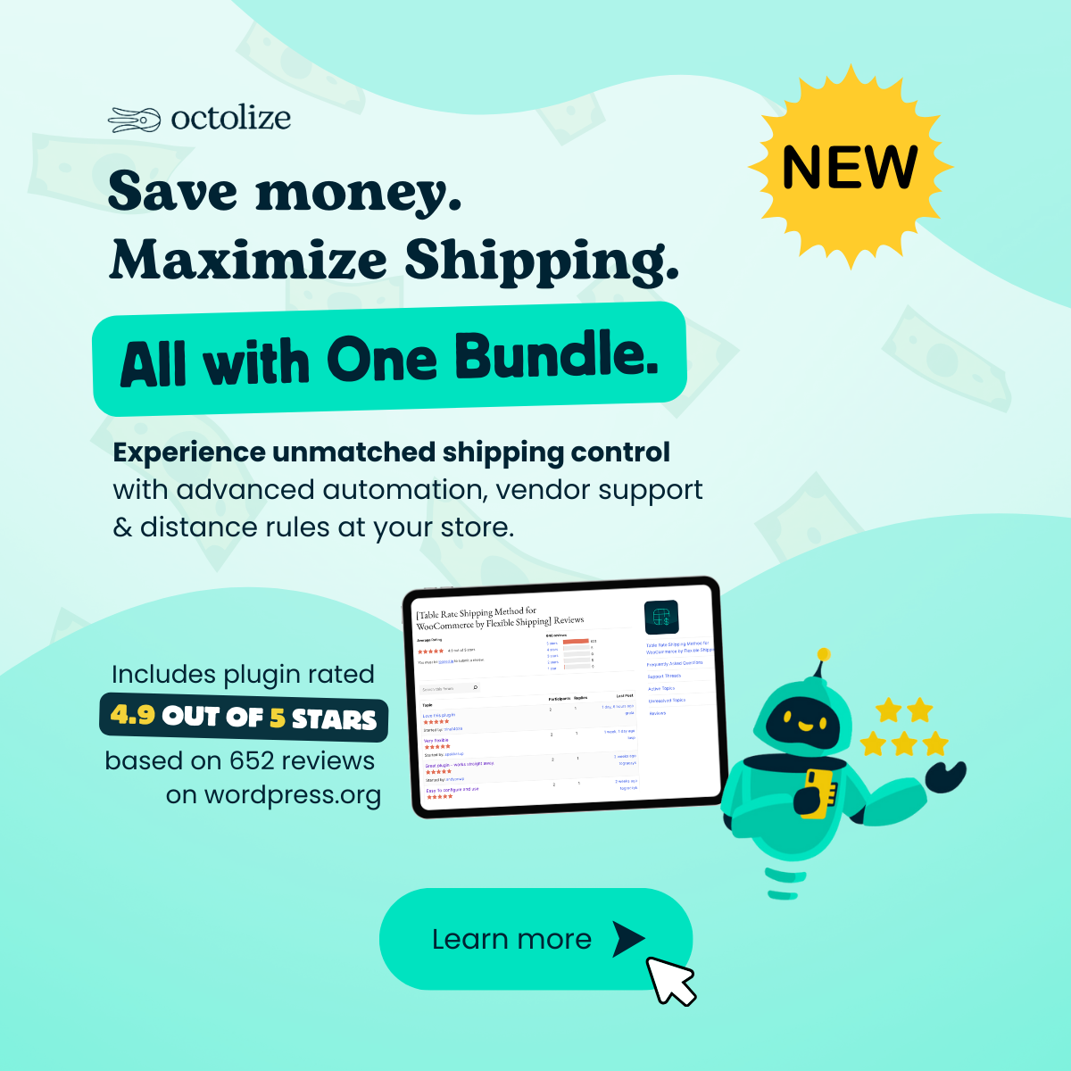 Octolize Facebook ad: Complete shipping ecosystem for WooCommerce
