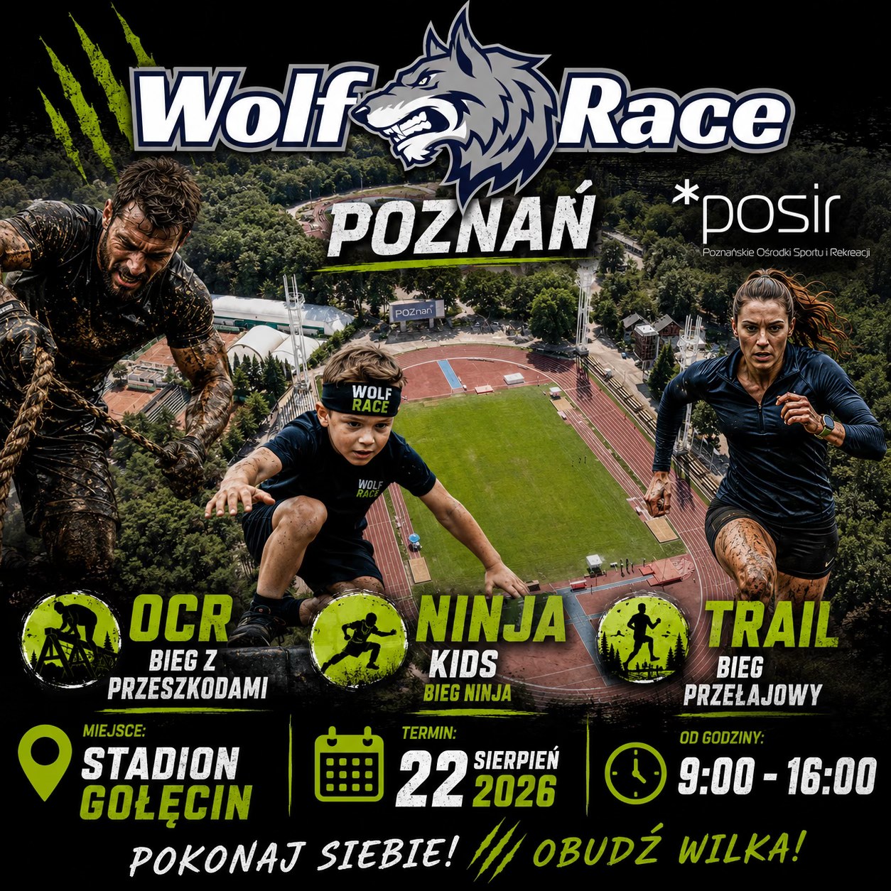 WOLF RACE OCR Facebook ad: Wolf Race Poznań - Stadion Golęcin