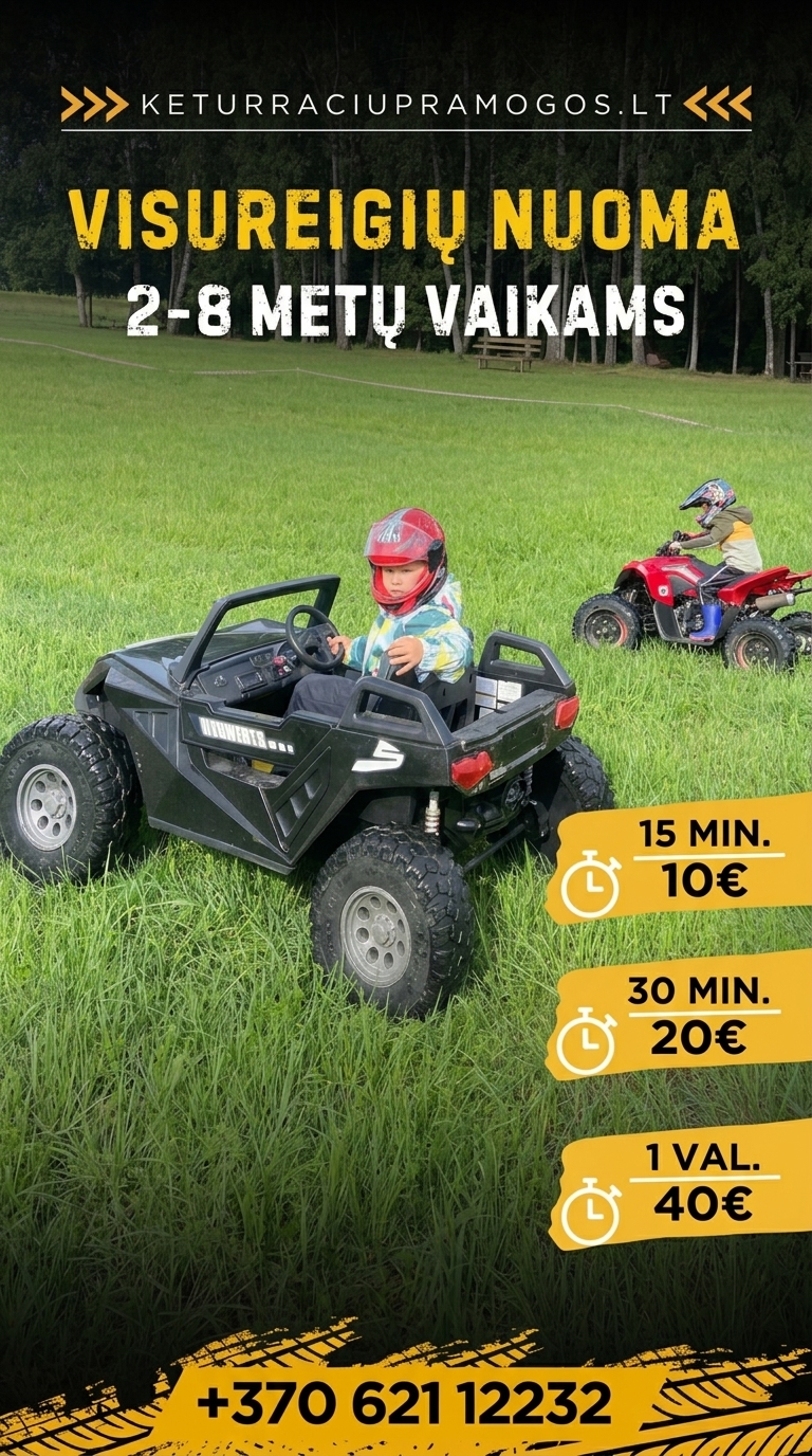 Keturračių Pramogos Facebook ad