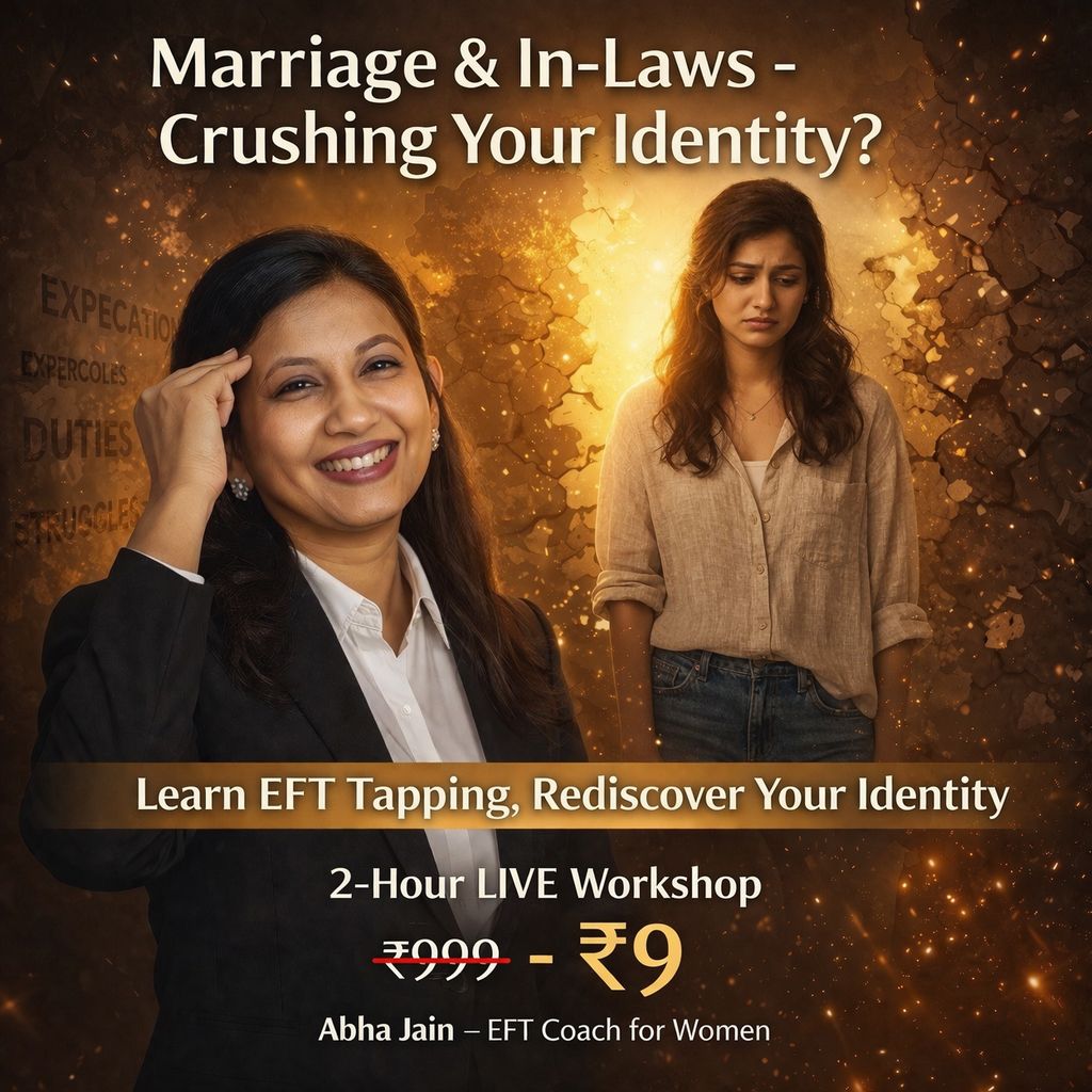 AABHA JAIN Facebook ad: The Unshakeable You Workshop (Rs 9/-)