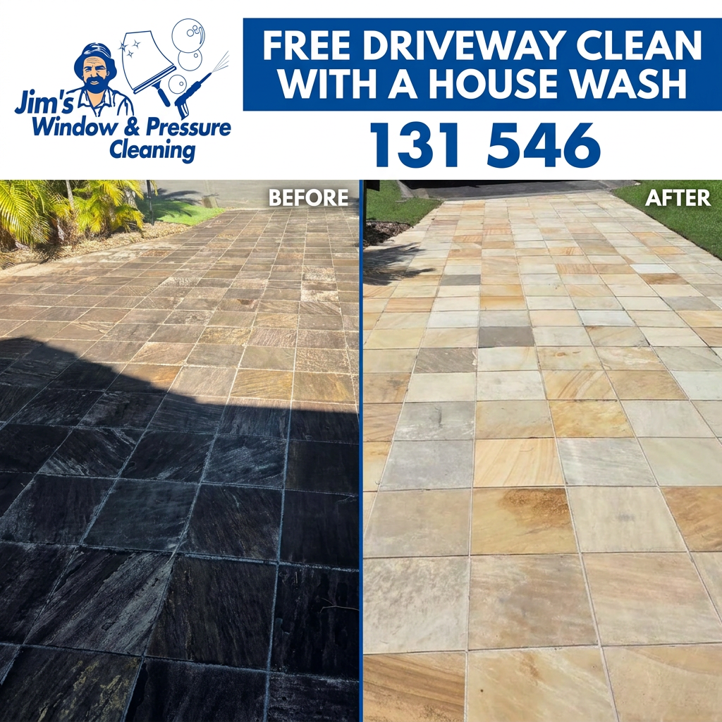 Jim's Window and Pressure Cleaning QLD Facebook ad