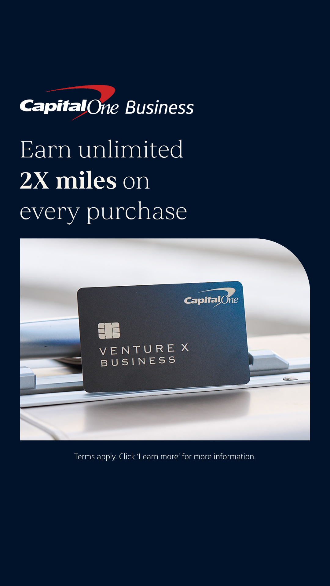 Capital One Business Facebook ad