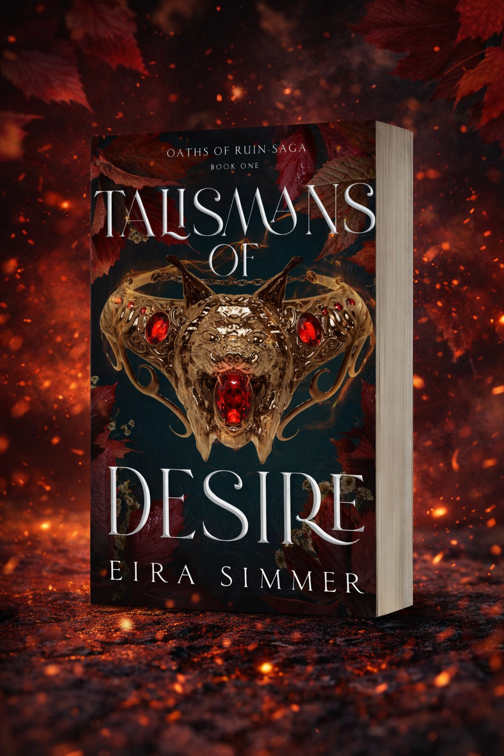 Eira Simmer - Norse & Viking Romantasy Author Facebook ad: Talismans of Desire: A Viking Fantasy Romance (Oaths of…