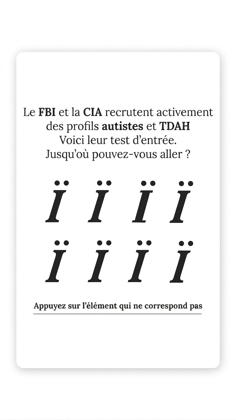 Free International IQ Test Facebook ad