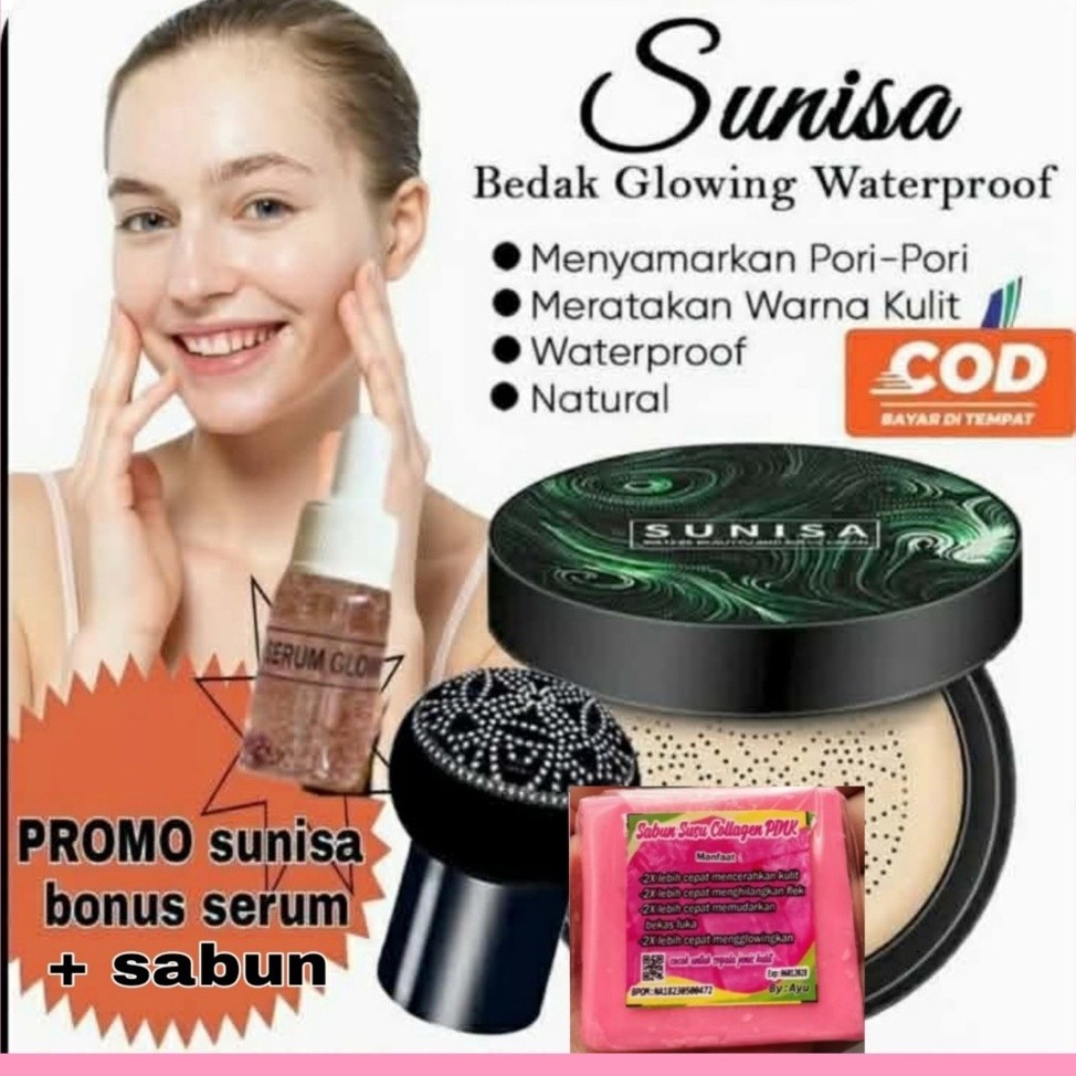 Sunisa distributor Facebook ad: Sunisa + serum + sabun cuma 69rb