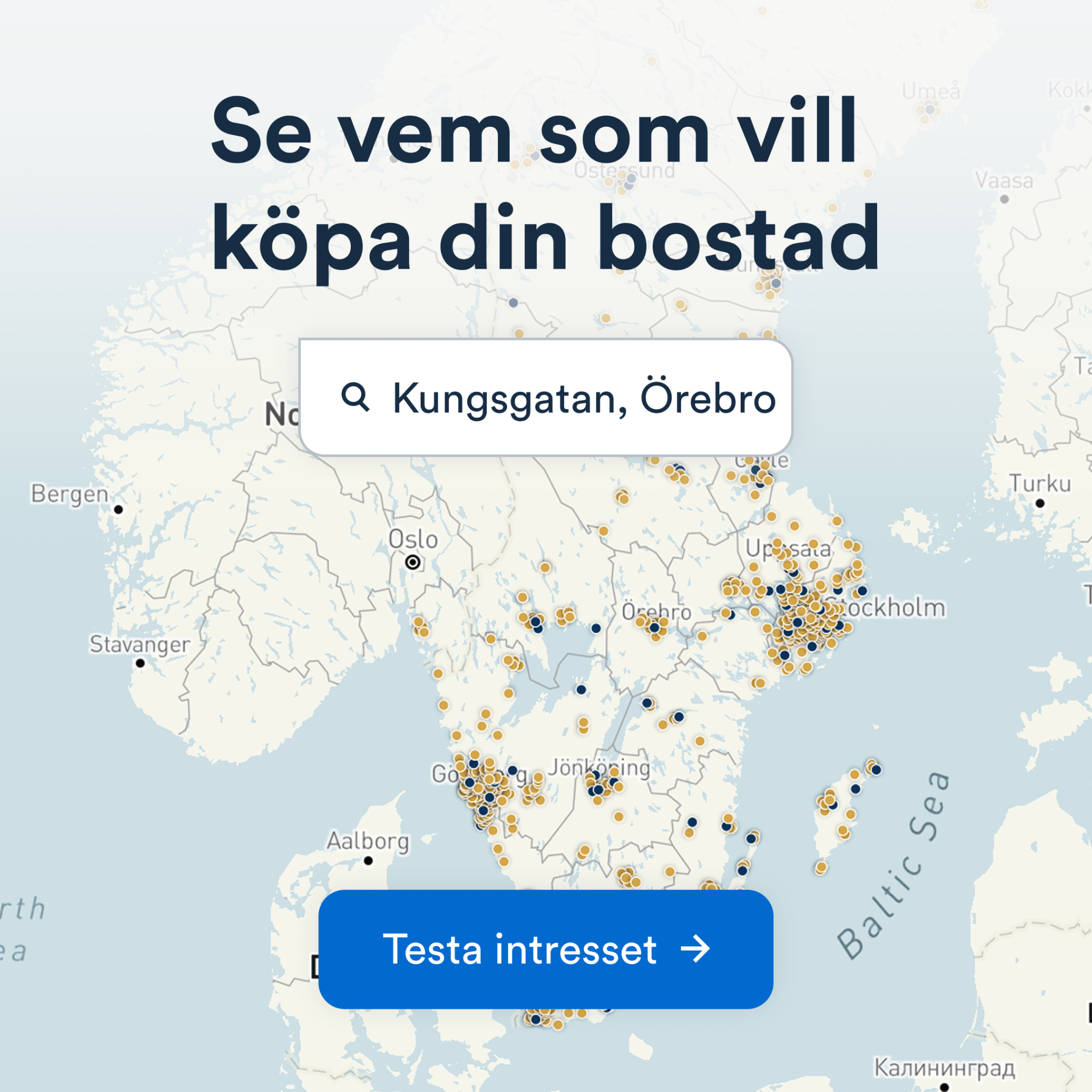 Norban Facebook ad: Se vem som vill köpa din bostad