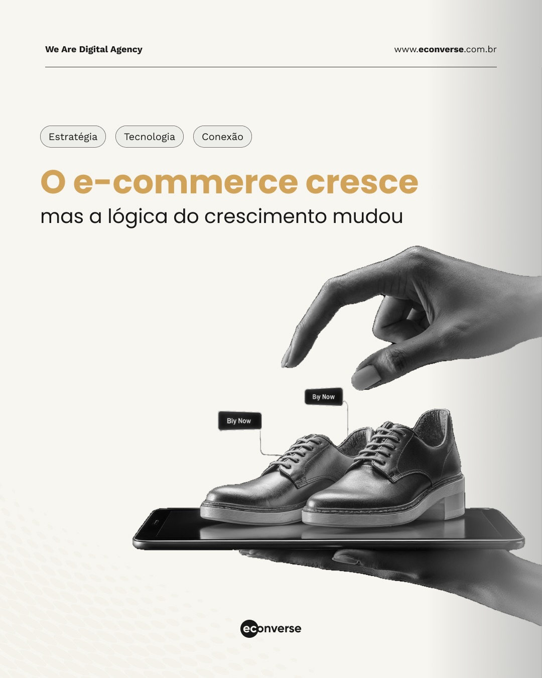 Econverse Facebook ad: O e-commerce segue em expansão, mas a lógica…