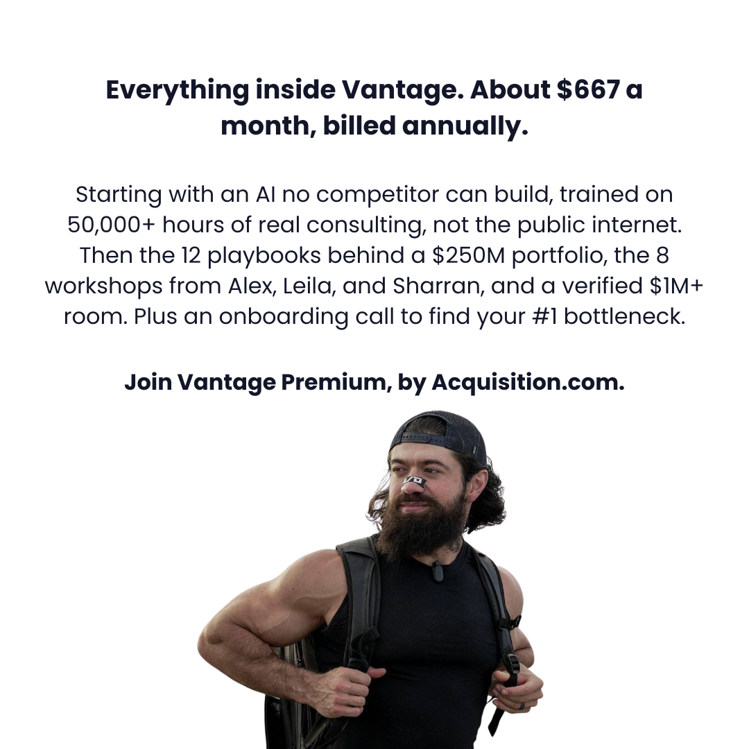 Alex Hormozi Facebook ad